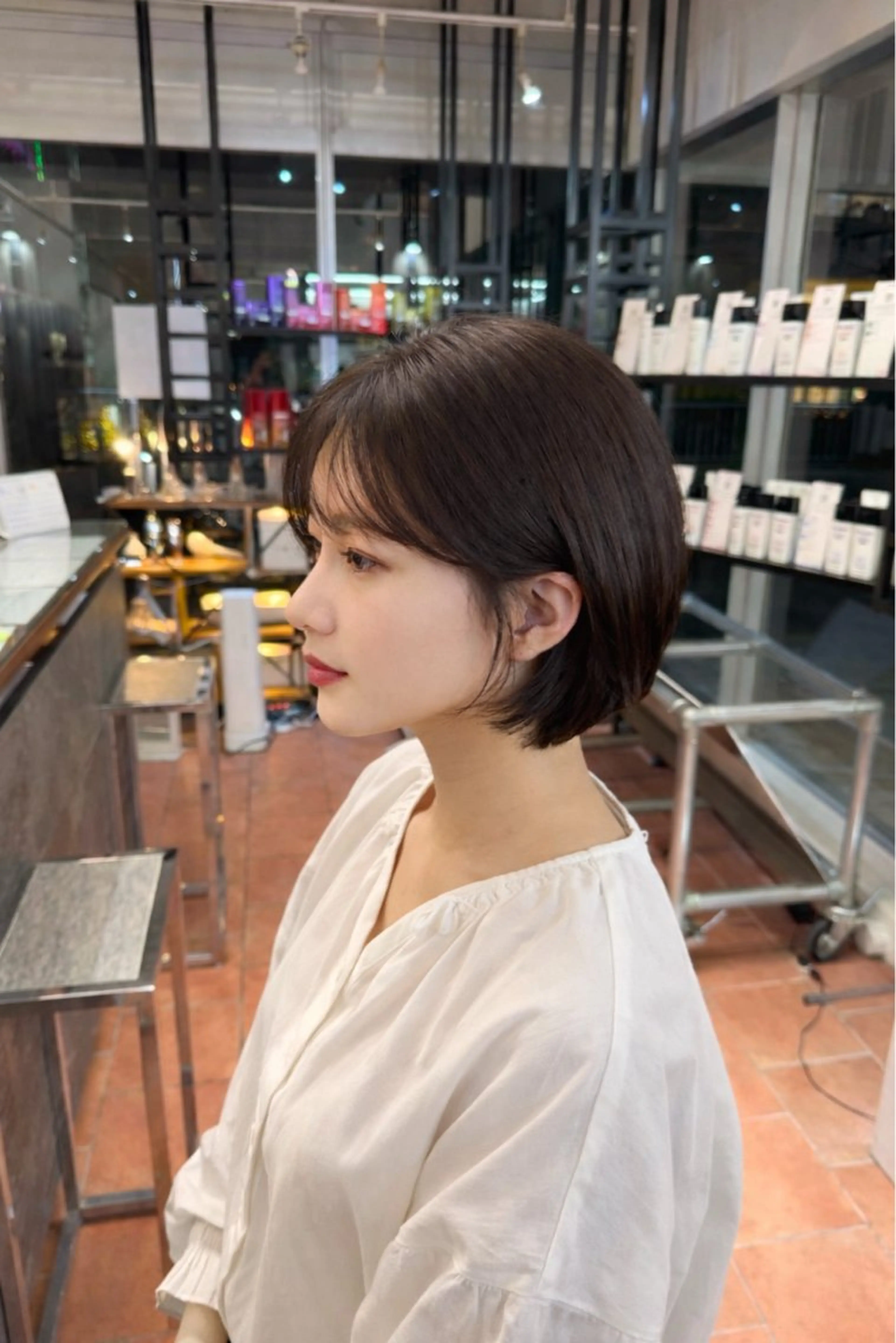 ショート カラー カット ヘアカラー トリートメント ヘアセット 美髪透明感🫧三澤 廉 M.SLASHのヘアスタイル