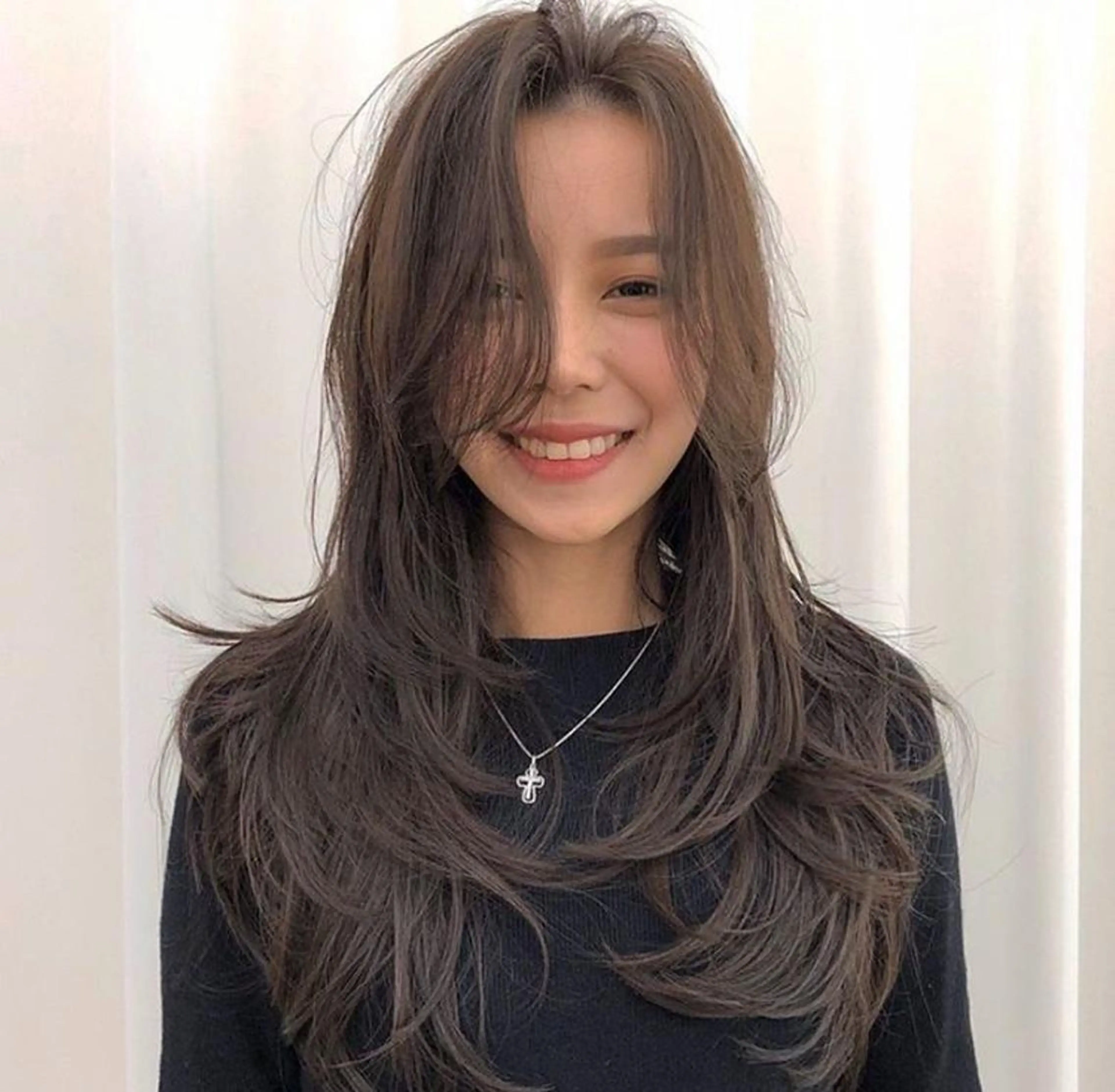 ロング 吉田一輝 外国人パーマのヘアスタイル