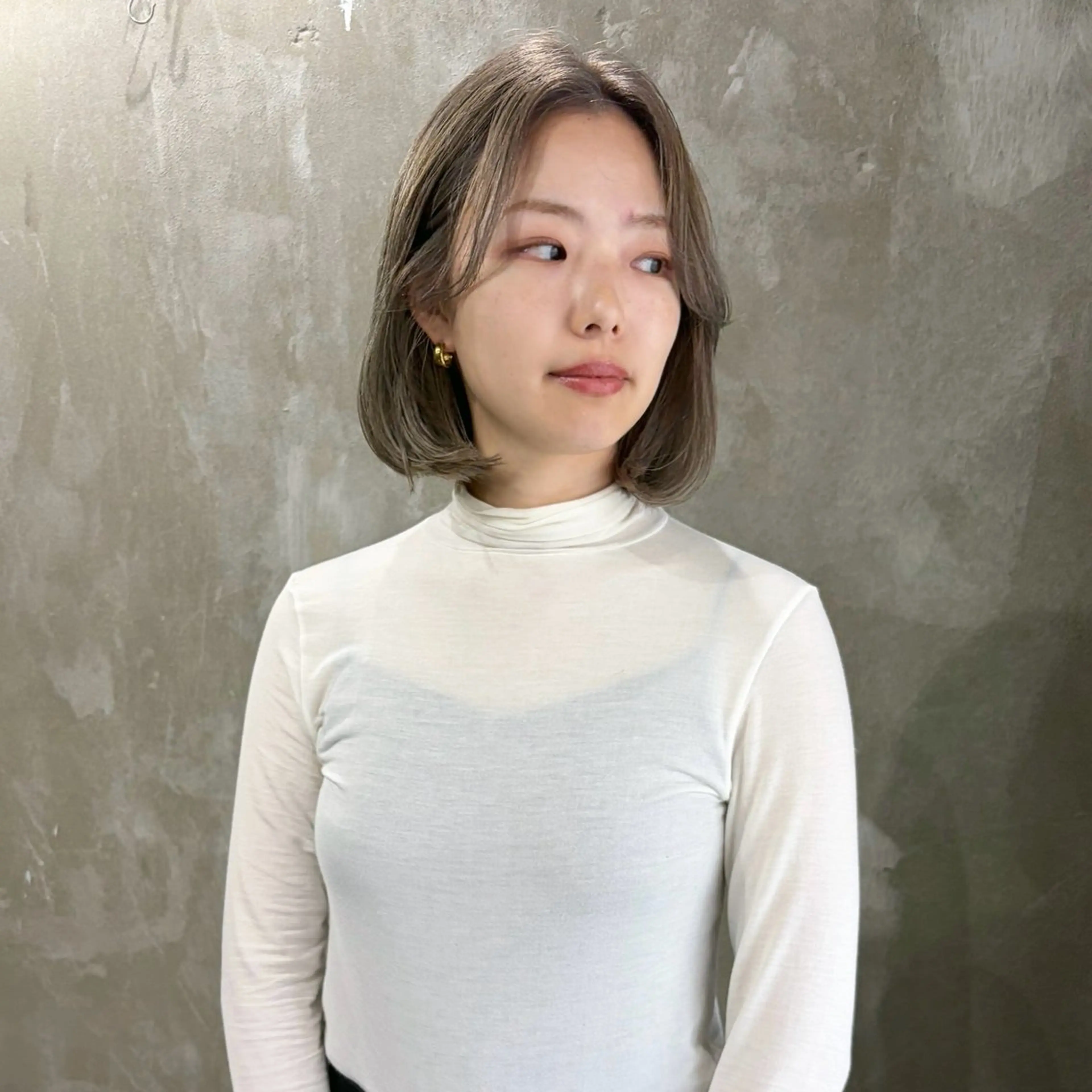 ミディアム カラー 【ボブ限定】 ナオのヘアスタイル