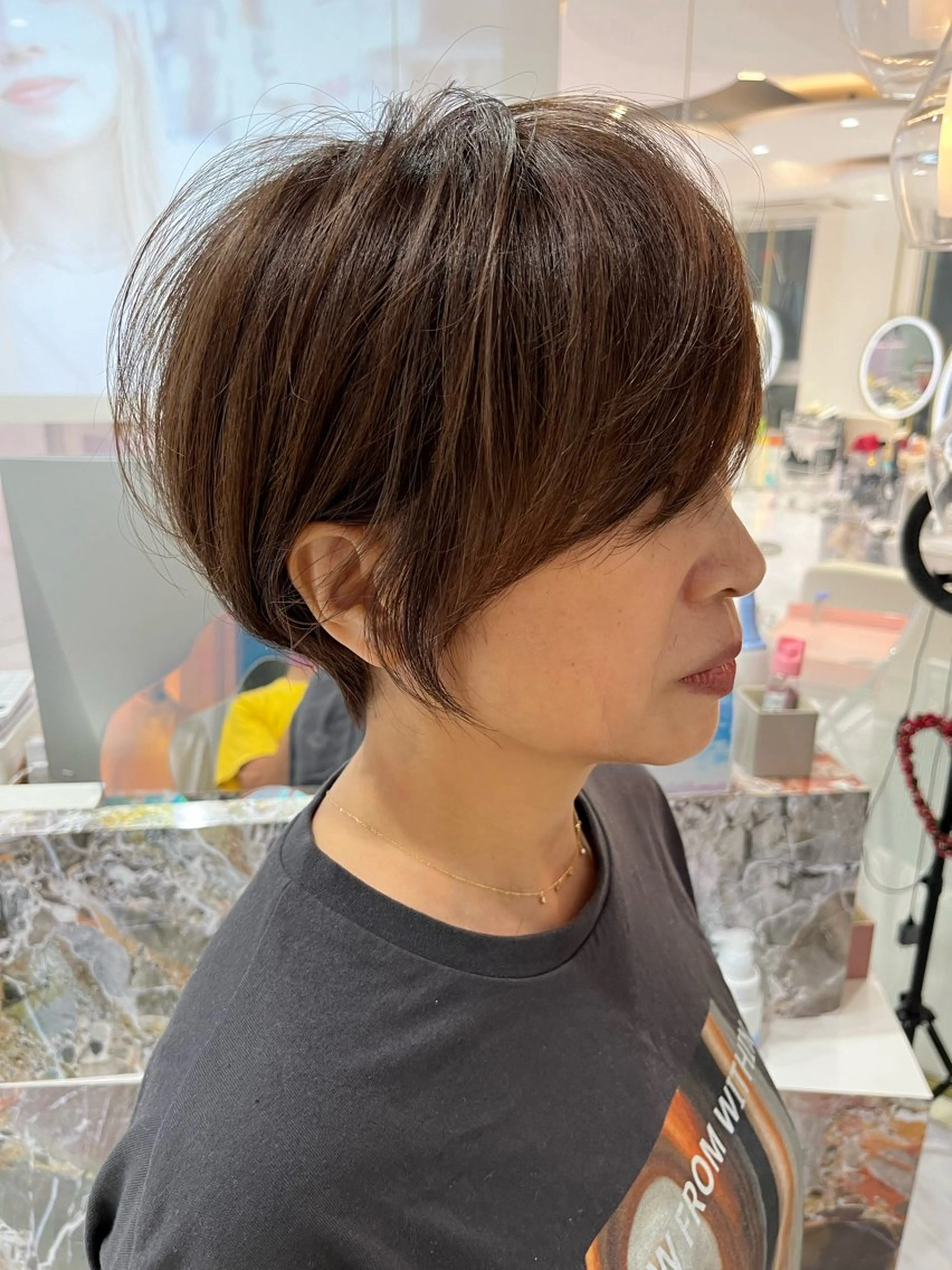 ショート 似合わせカット カット 🌟TOSHI/透明 感カラー/ショートのヘアスタイル
