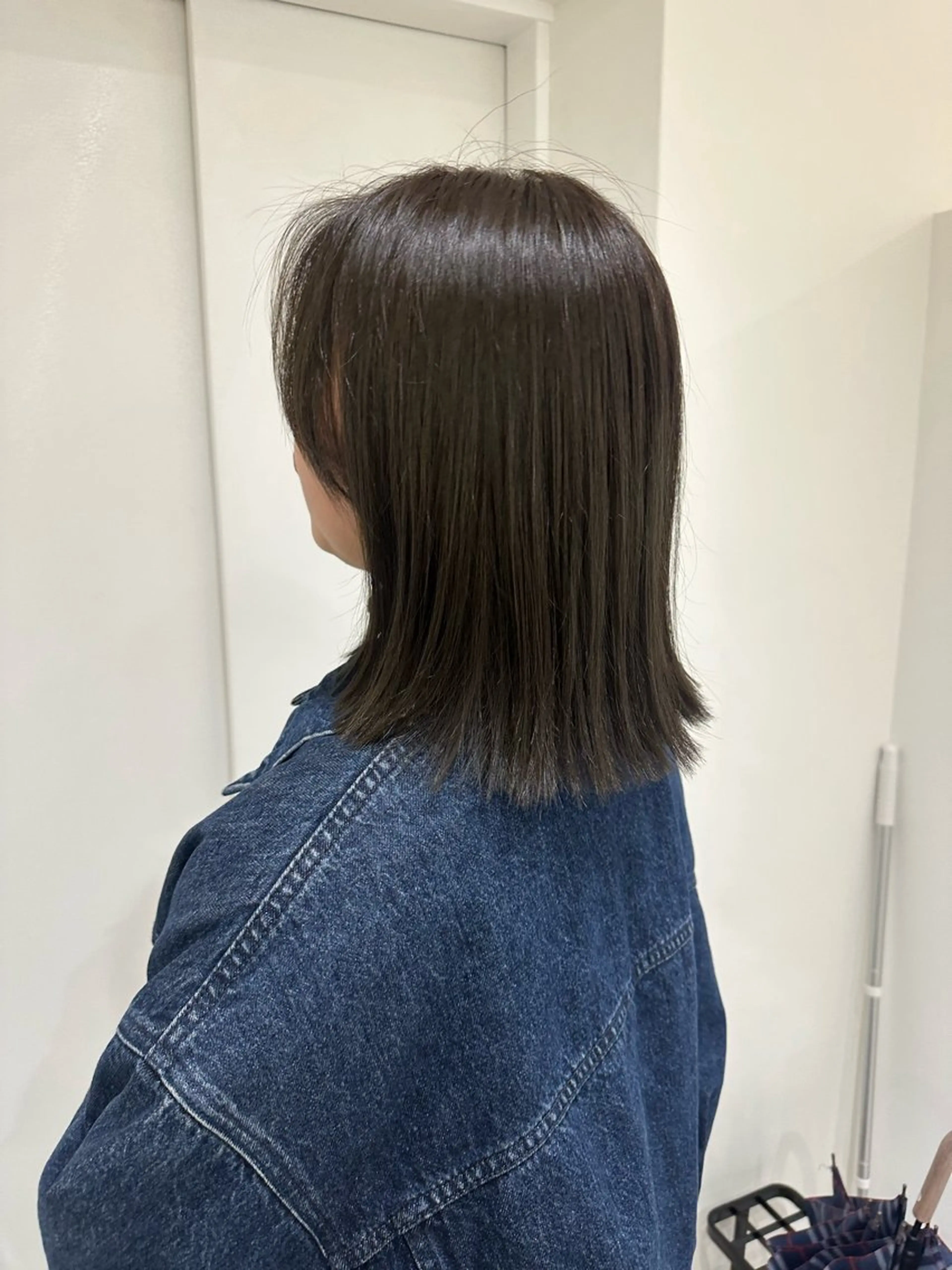 ミディアム カラー カット ヘアカラー トリートメント レイヤー/ナチュラル 💐nao.のヘアスタイル