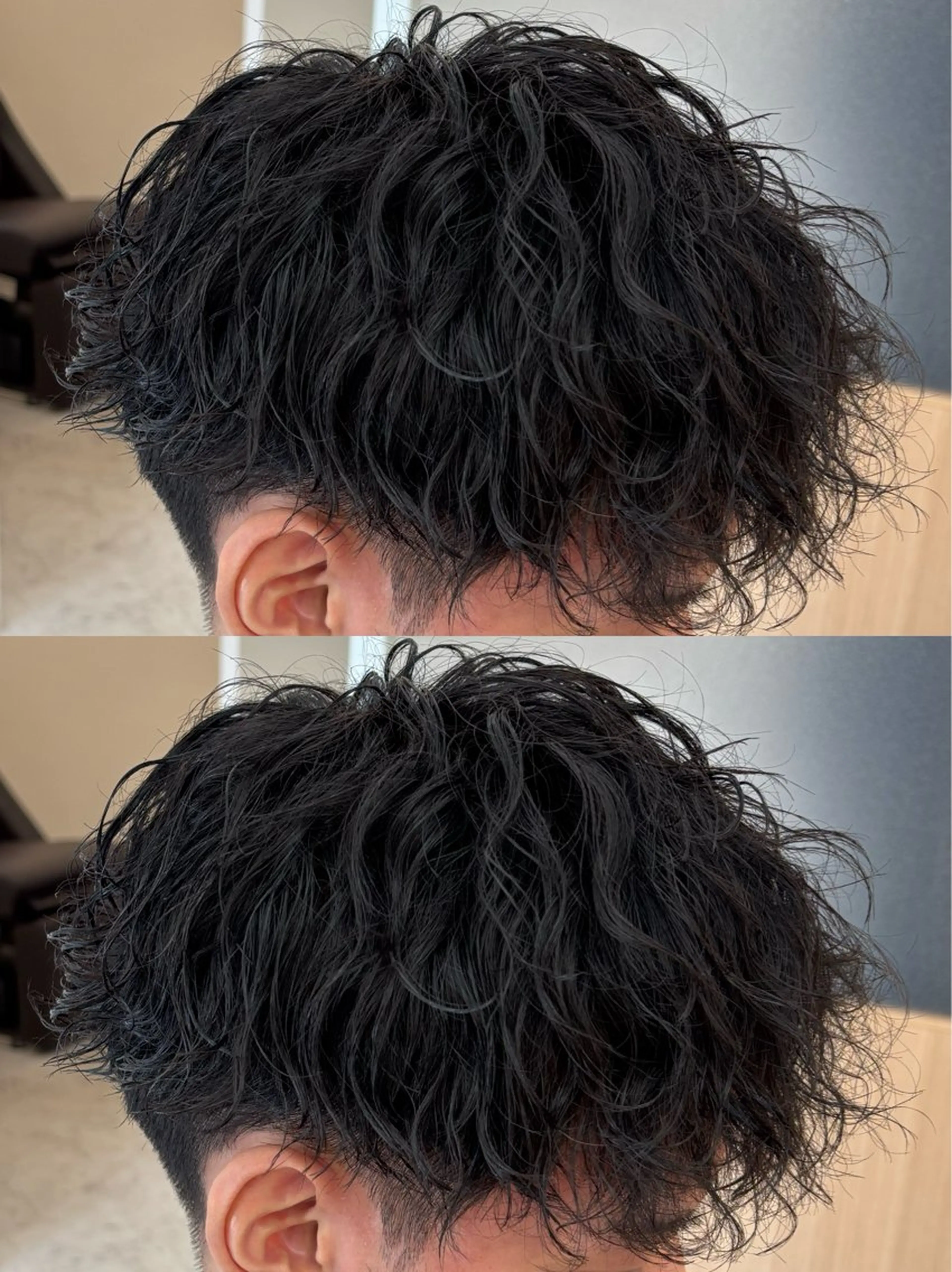 パーマ メンズ カット パーマ 津組 大智のヘアスタイル