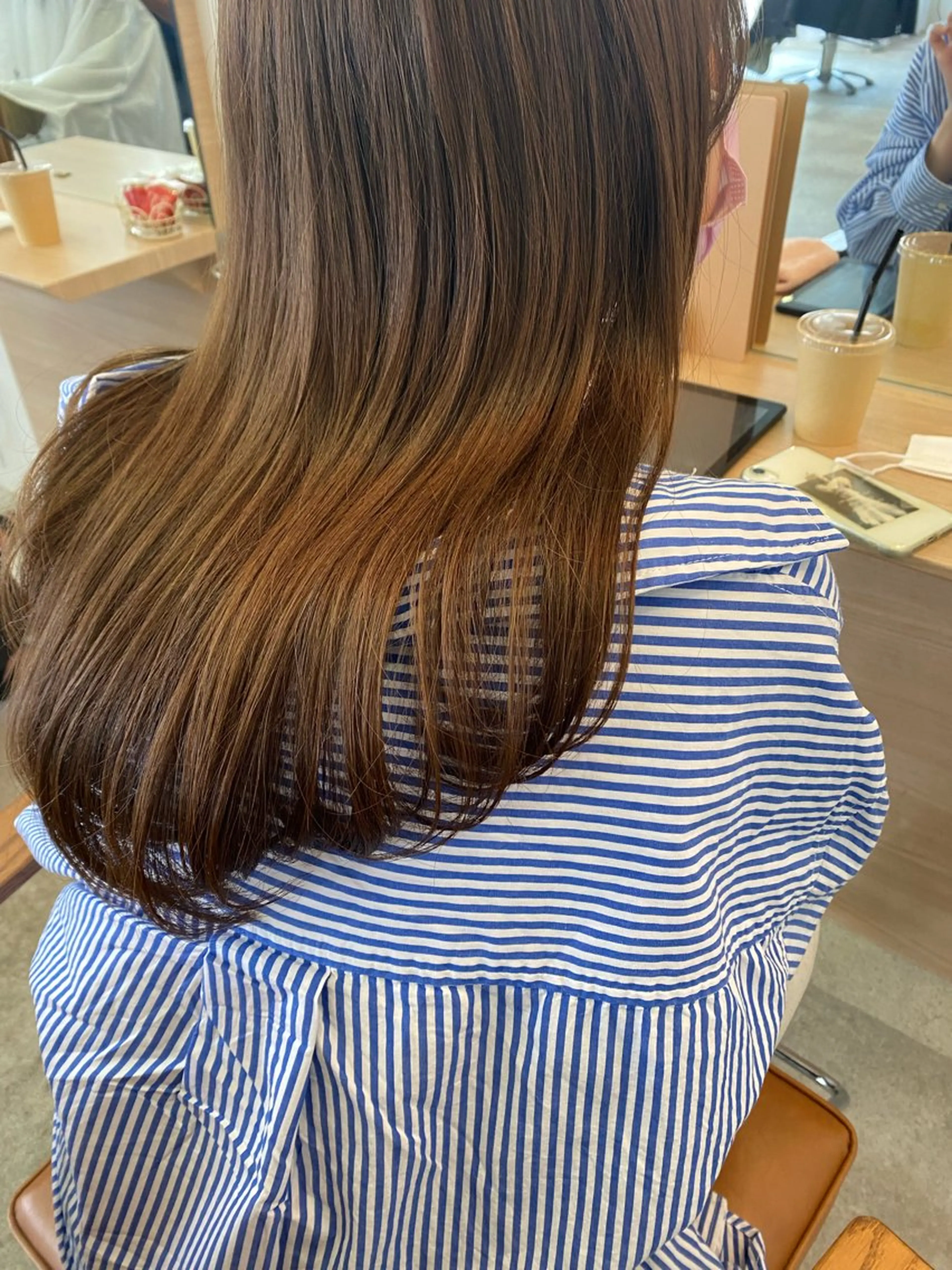 💐前髪カット＋うる艶カラーの写真