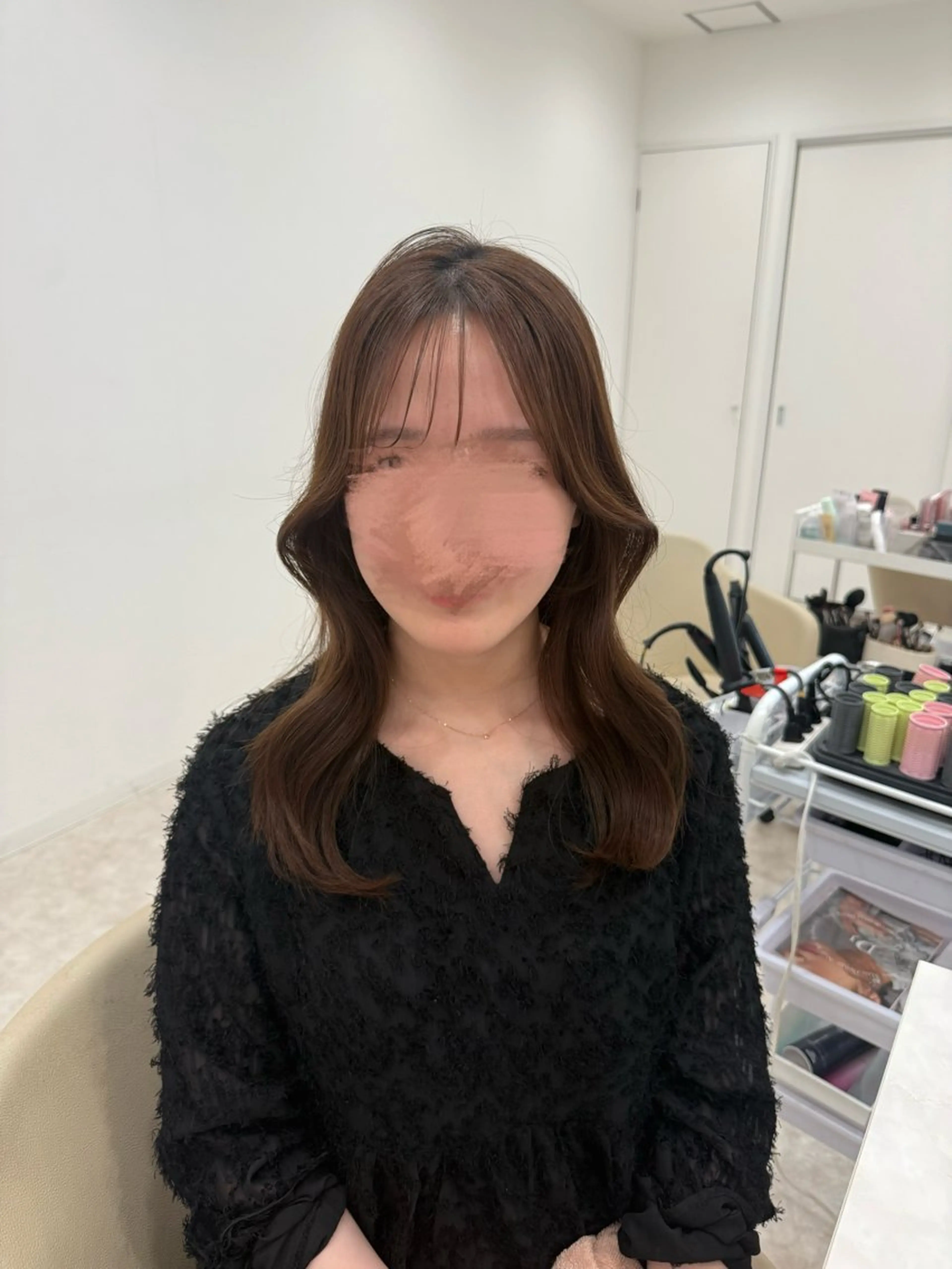 ヘアアレンジ ヘアセット 谷田 心玲のヘアスタイル