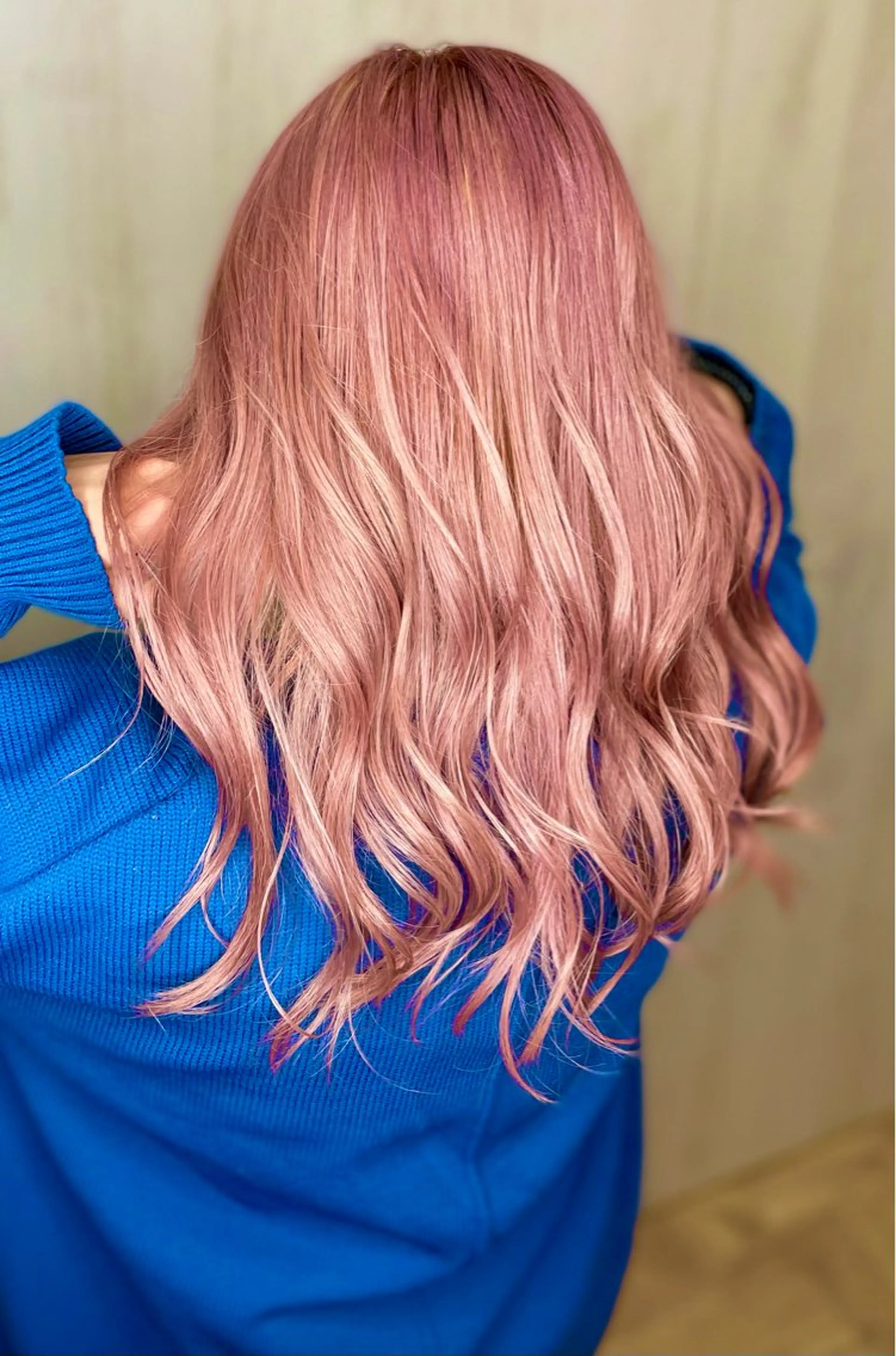 ミディアム カラー ピンクカラー ヘアカラー トリートメント 【髪質改善】 KOUKIのヘアスタイル