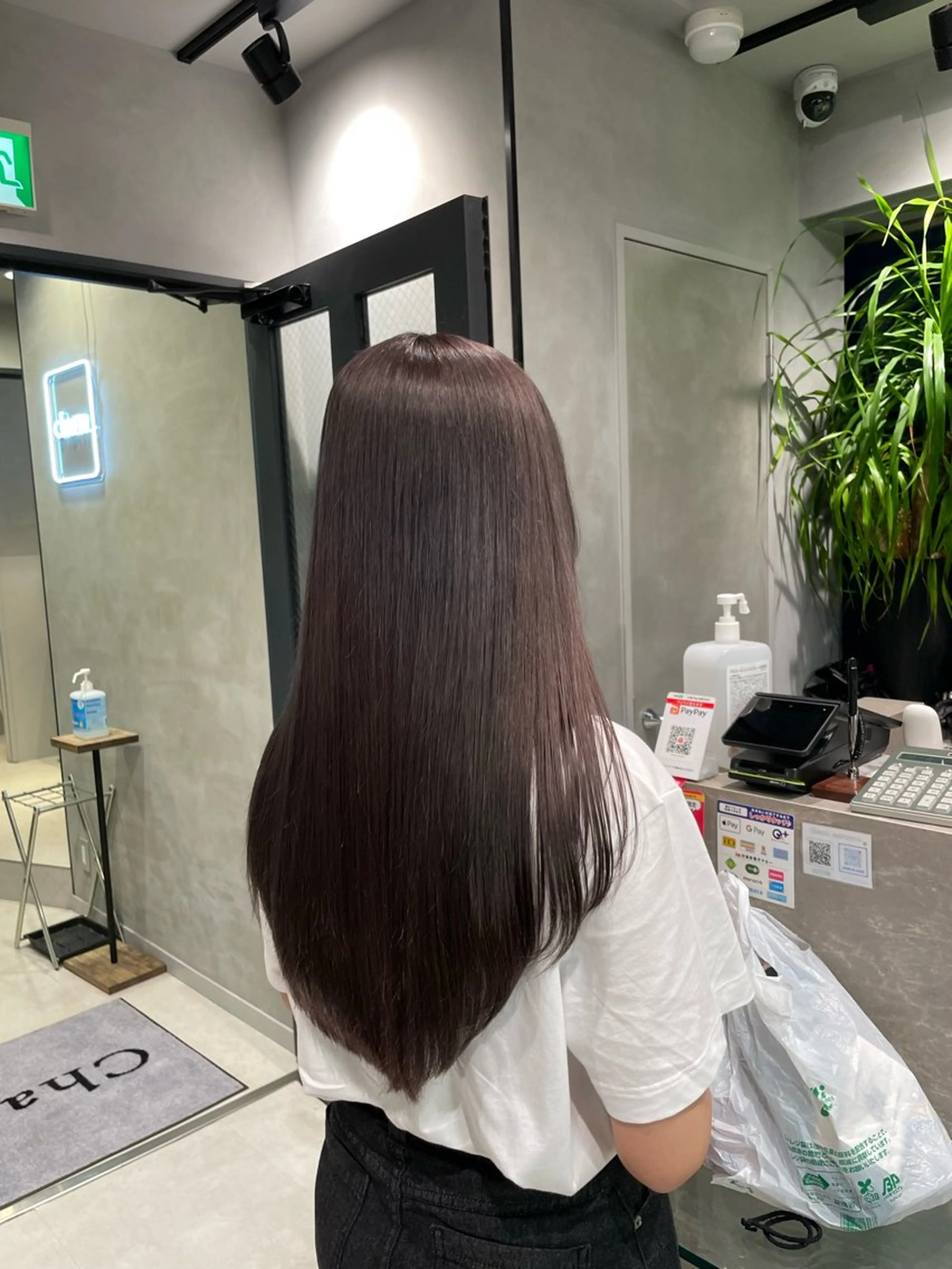 ロング メンズ縮毛矯正 ブリーチカラー/まやのヘアスタイル