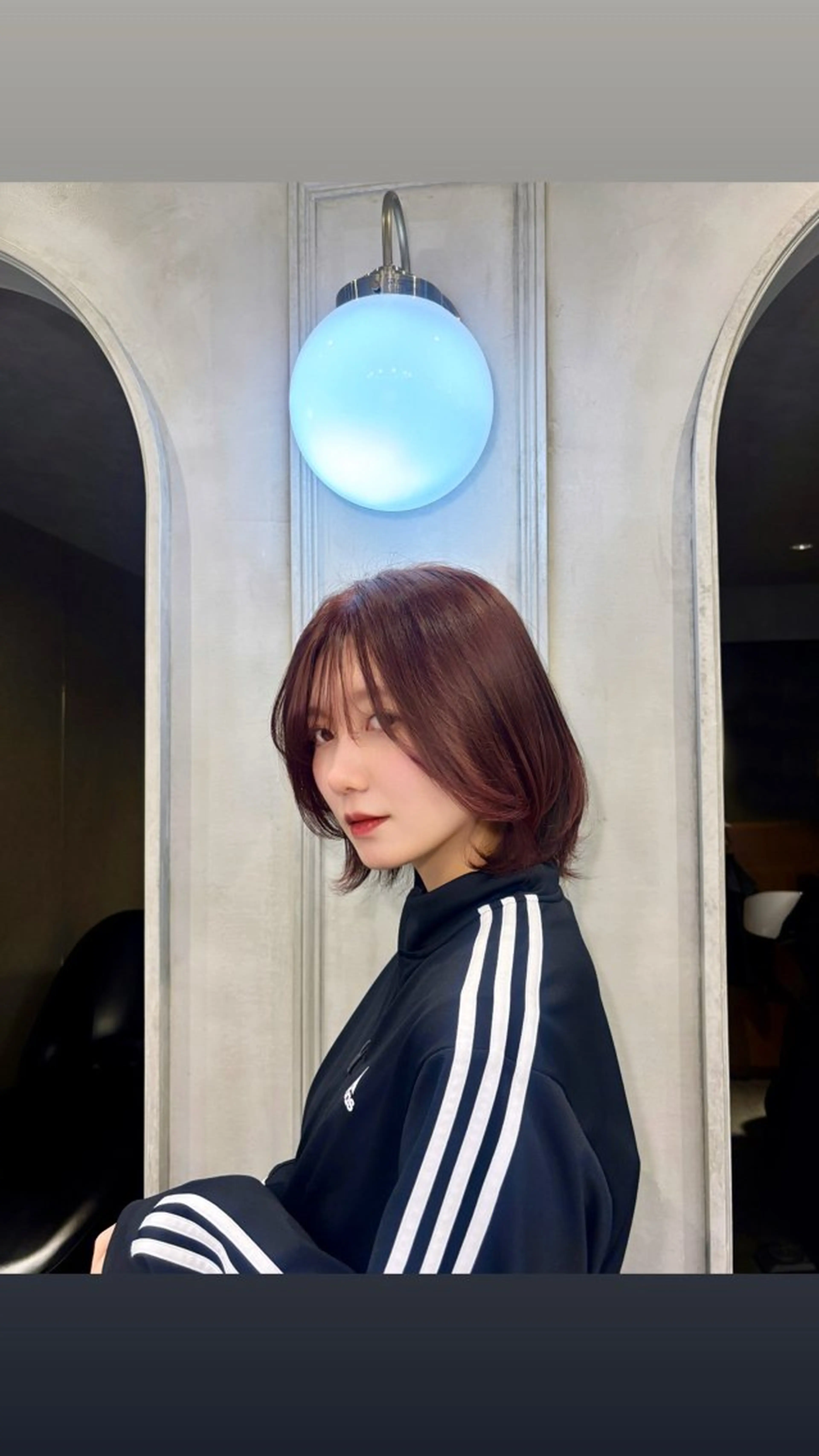 カラー ブリーチ ブリーチなしカラー 上野 菜々海のヘアスタイル