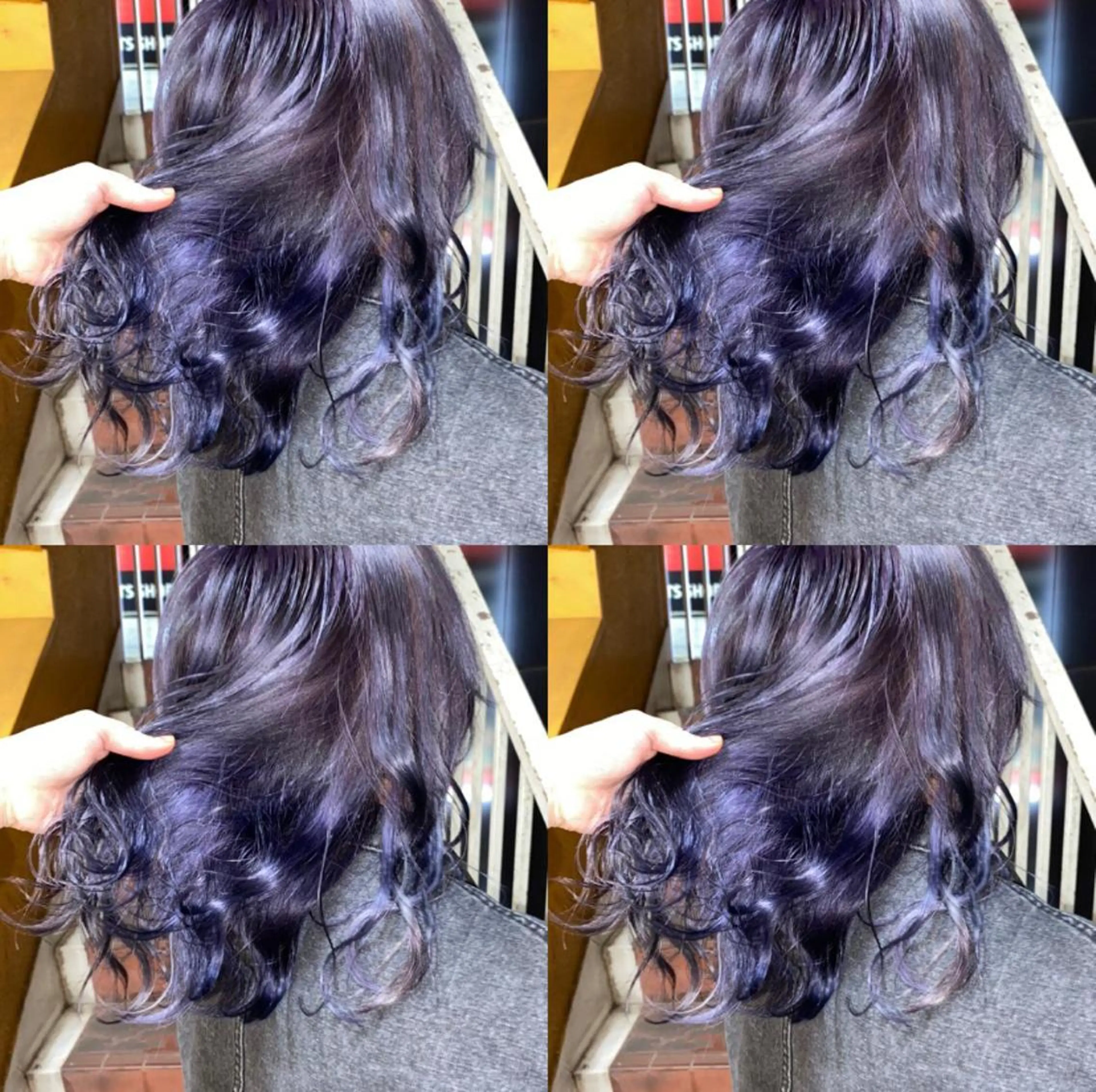 セミロング カラー インナーカラー レイヤー×髪質改善 マネージャー安藤光司のヘアスタイル