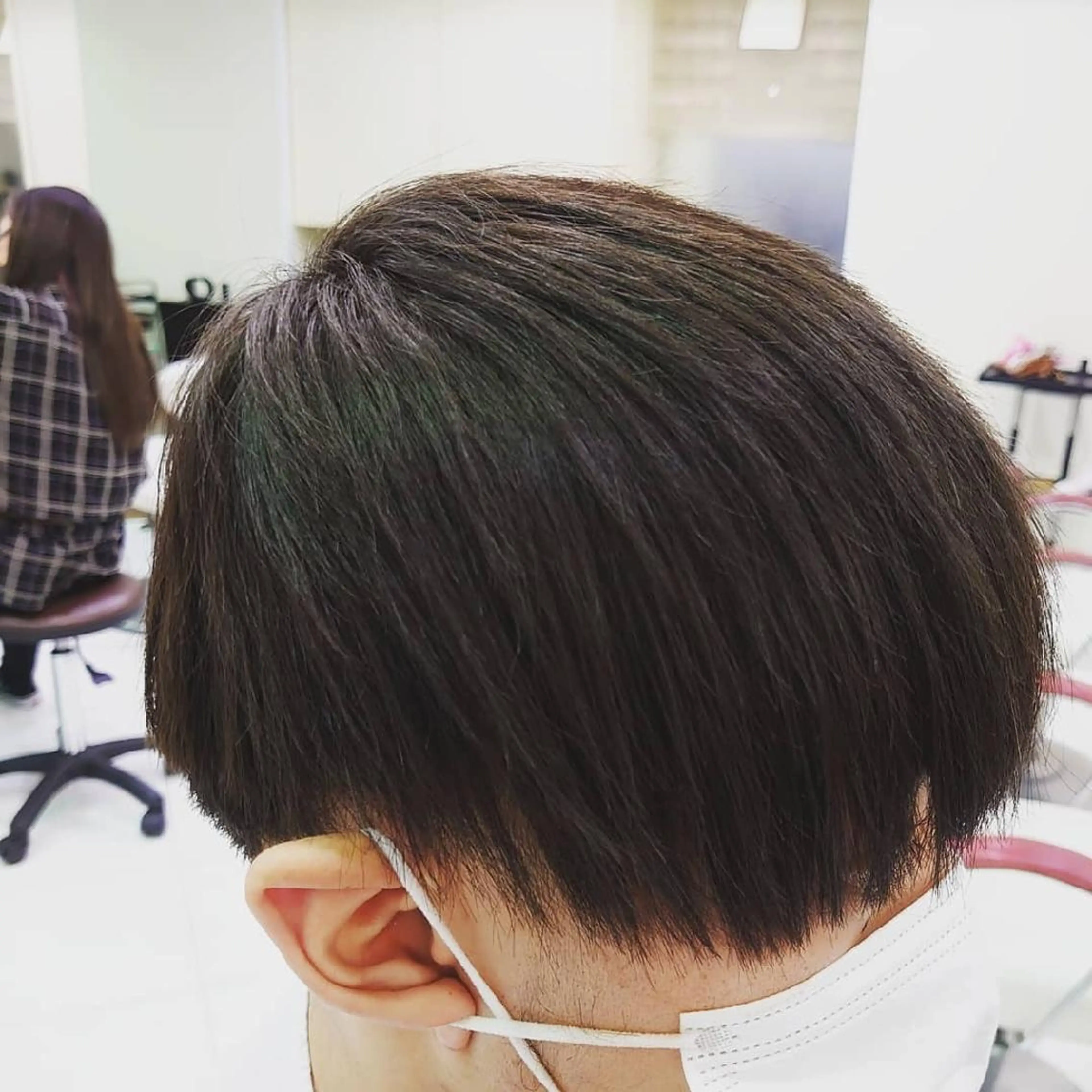 ショート メンズ マッシュ 刈り上げ 縮毛矯正 カット 縮毛矯正 トリートメント ヘッドスパ 🐺デザインウルフ / 一ノ瀬 凌🐺のヘアスタイル