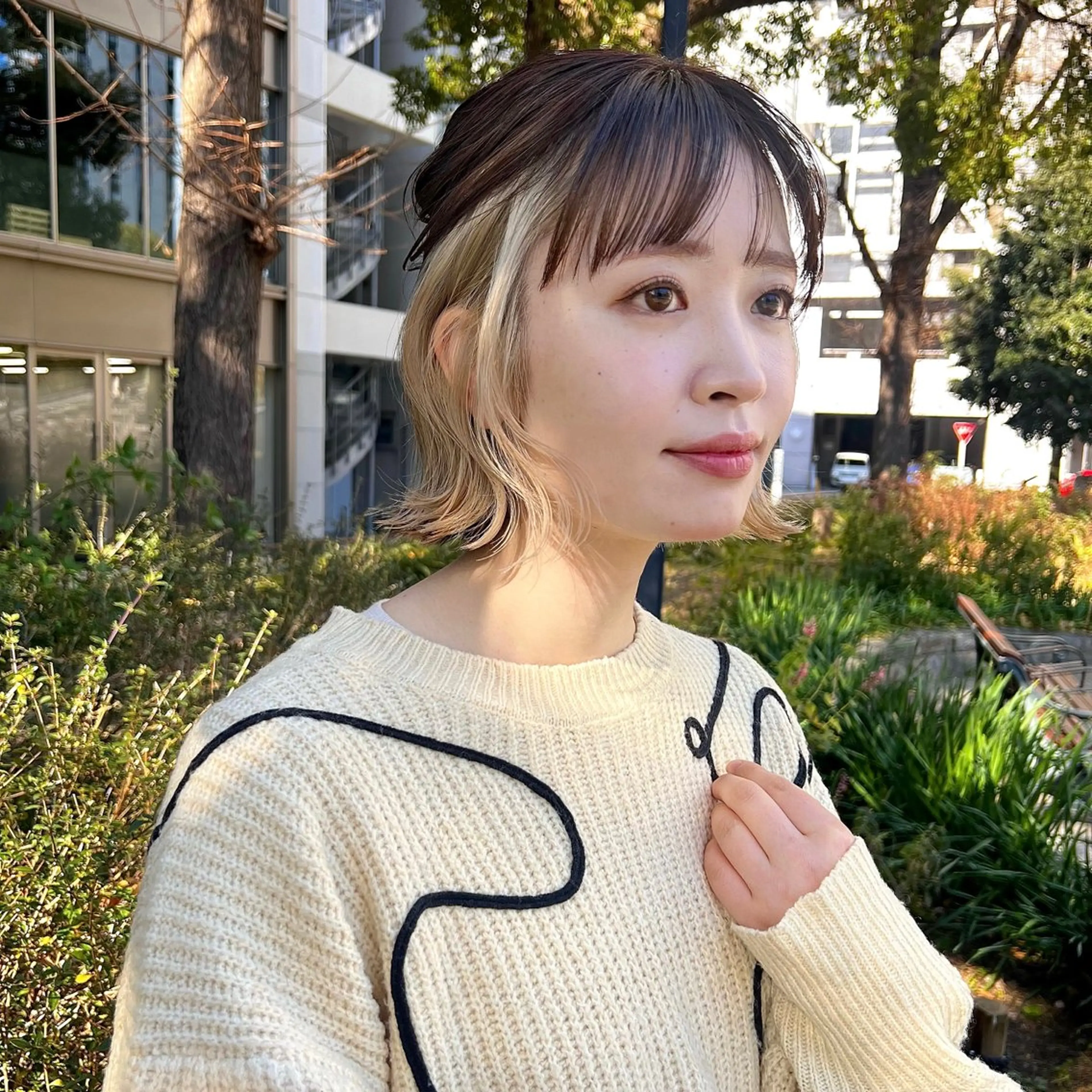 ミディアム カラー インナーカラー カット ヘアカラー 韓国ヘア /男女☘️ 細江 美紅のヘアスタイル