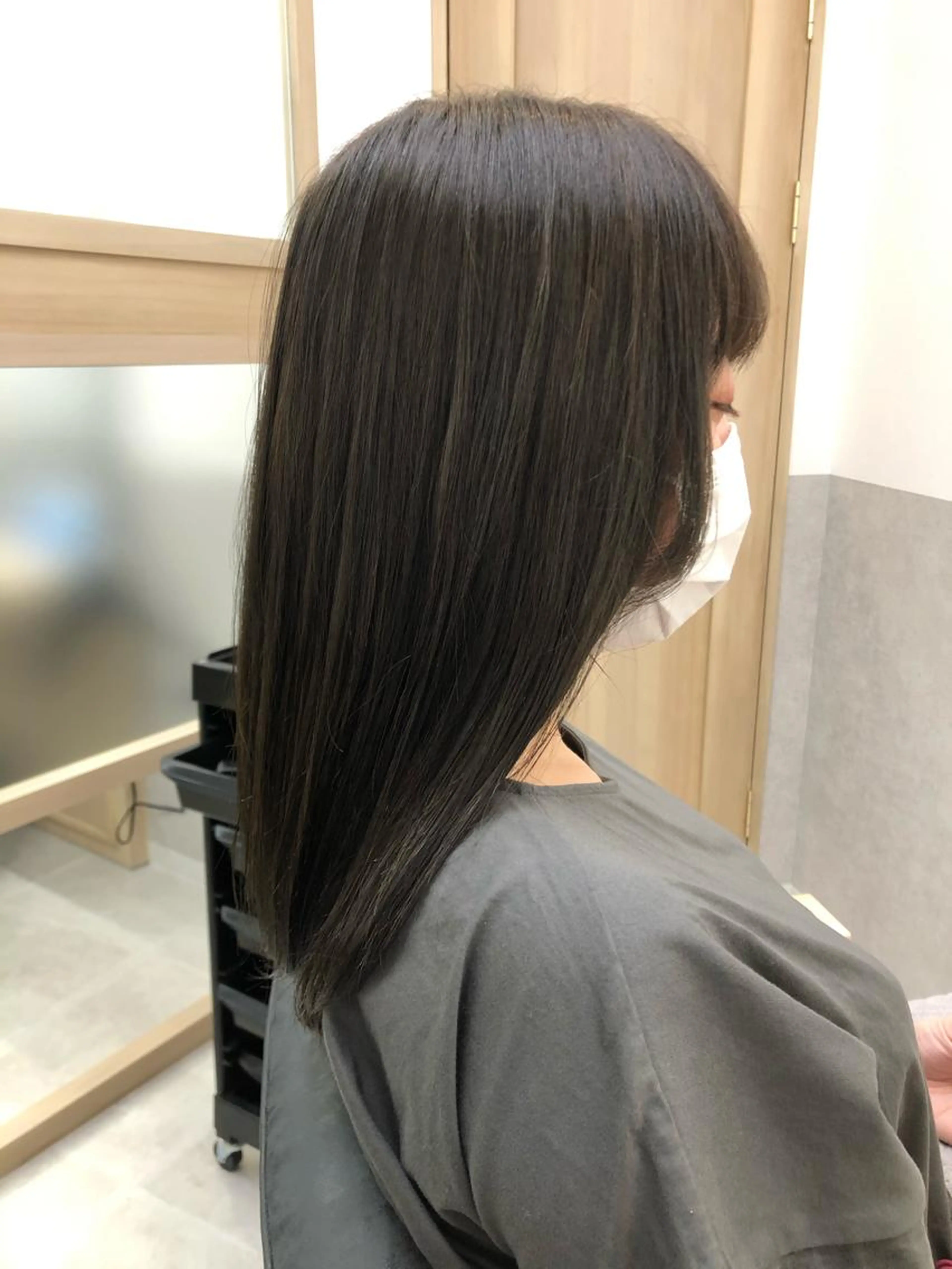 👩🏻🦱縮毛矯正メニュー👩🏻🦱最先端シームレス矯正+カット+トリートメントの写真