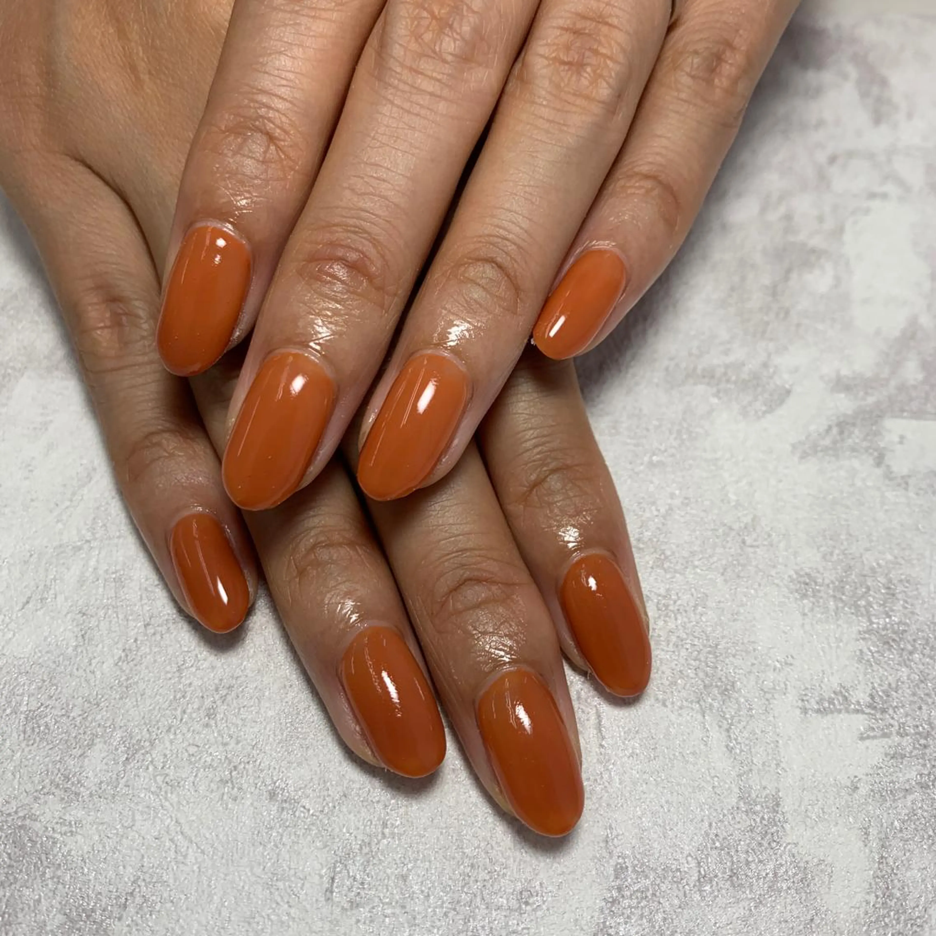 ネイル オレンジ Li aile eye&nailのマツエク・マツパデザイン