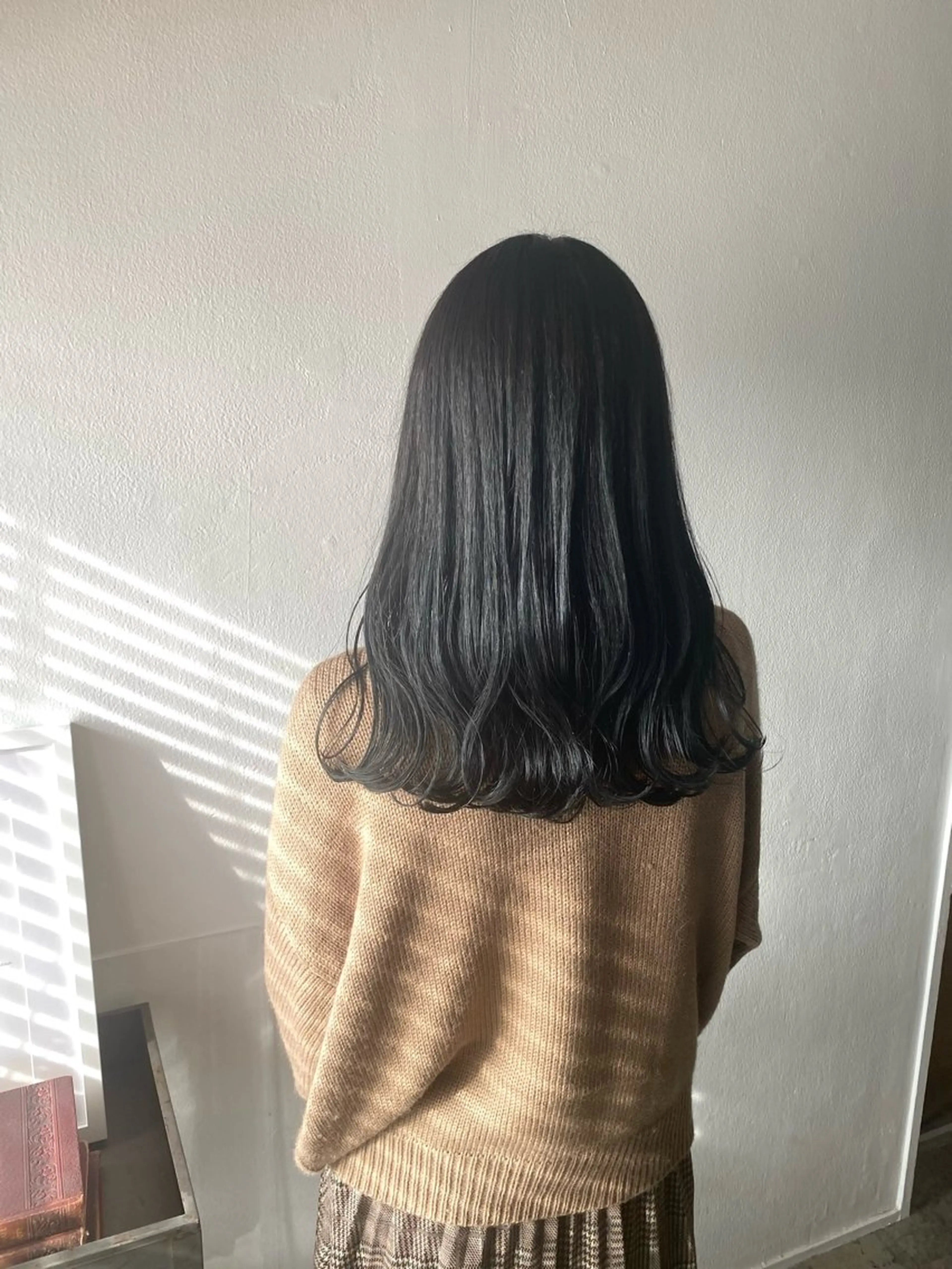 ロング カラー カット ヘアカラー 暗髪とオリーブ🌿 渡辺拓人のヘアスタイル