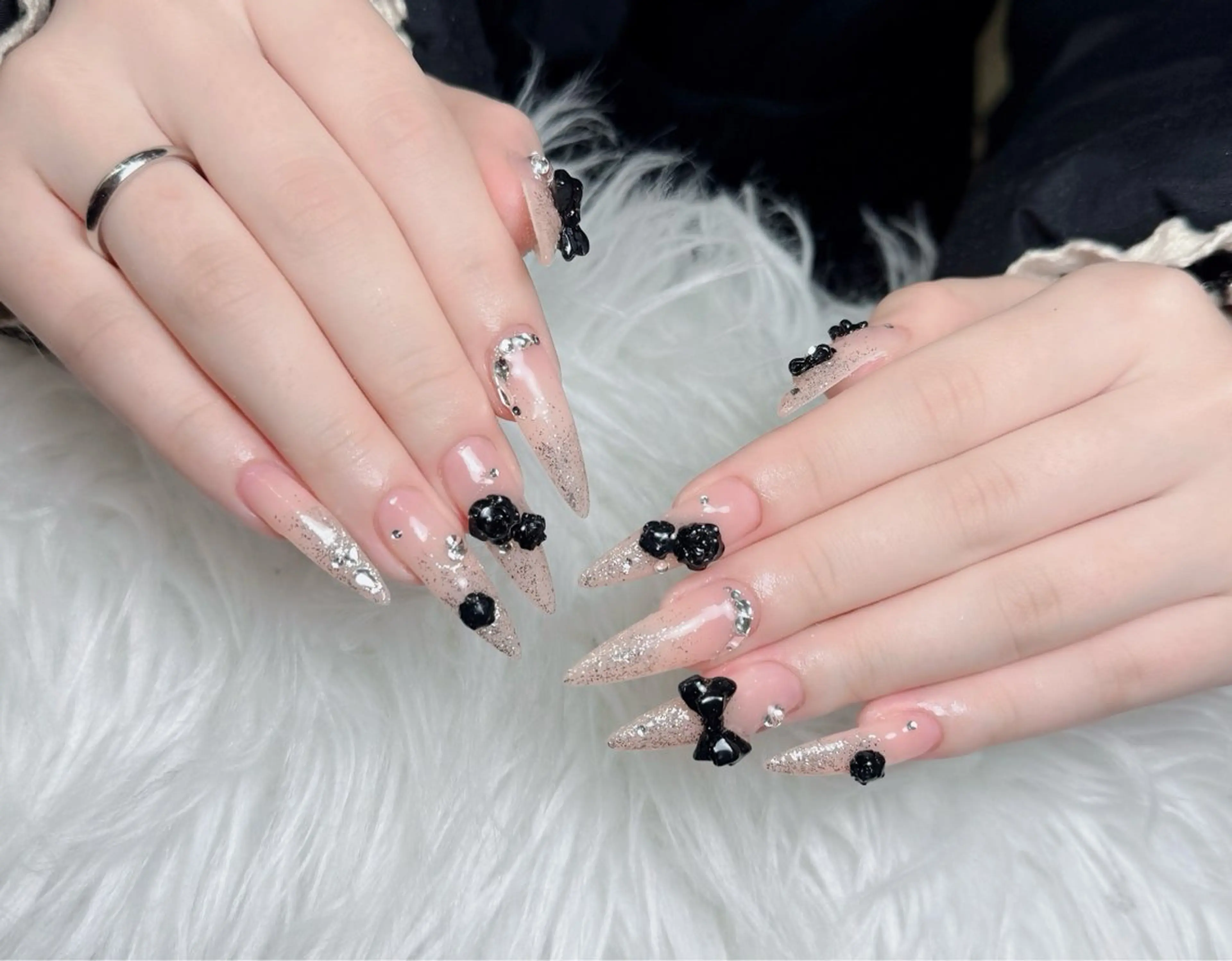ネイル アートネイル 韓国ネイル 持ち込み ワンホンネイル ハンドネイル Lenie Nail Salonのネイルデザイン