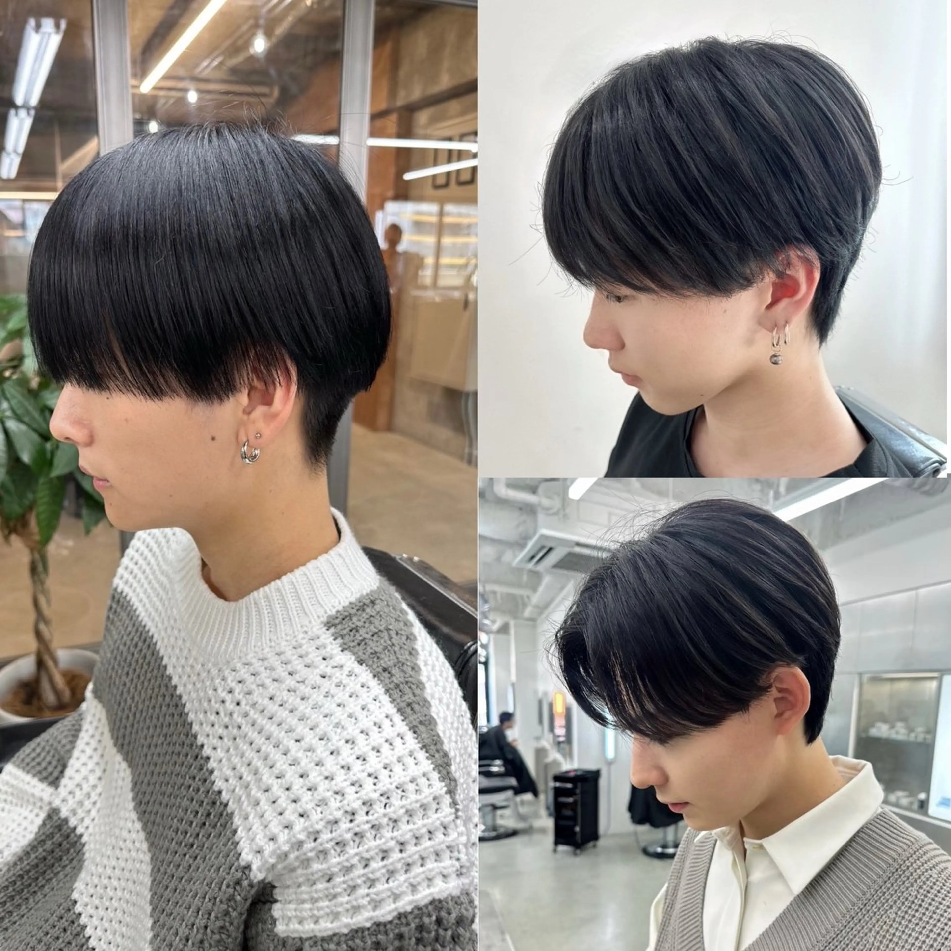 ✨️髪質改善✨メンズカット+縮毛矯正+高濃度トリートメントの写真