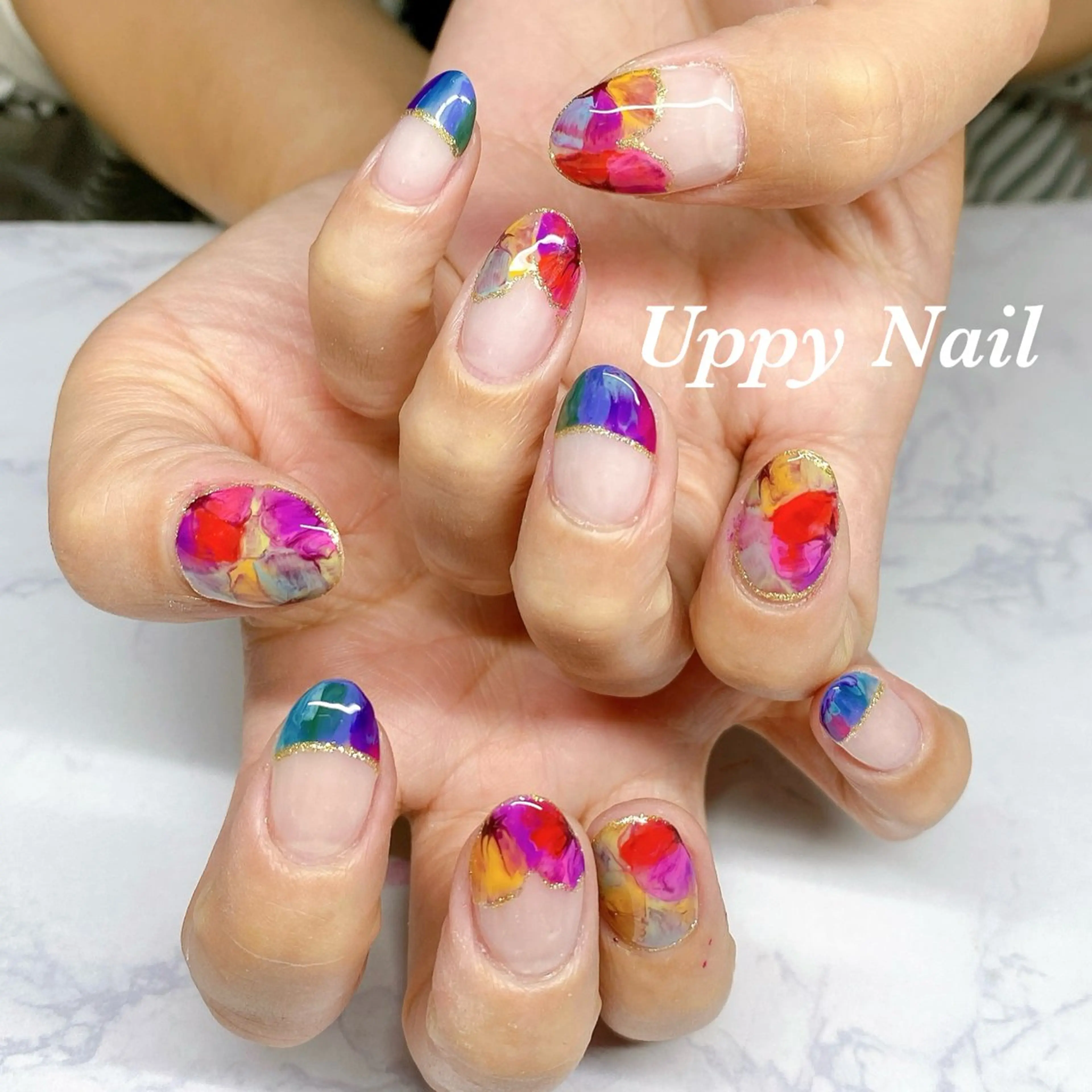 ネイル ハンドネイル Uppy Nail ukyoのネイルデザイン
