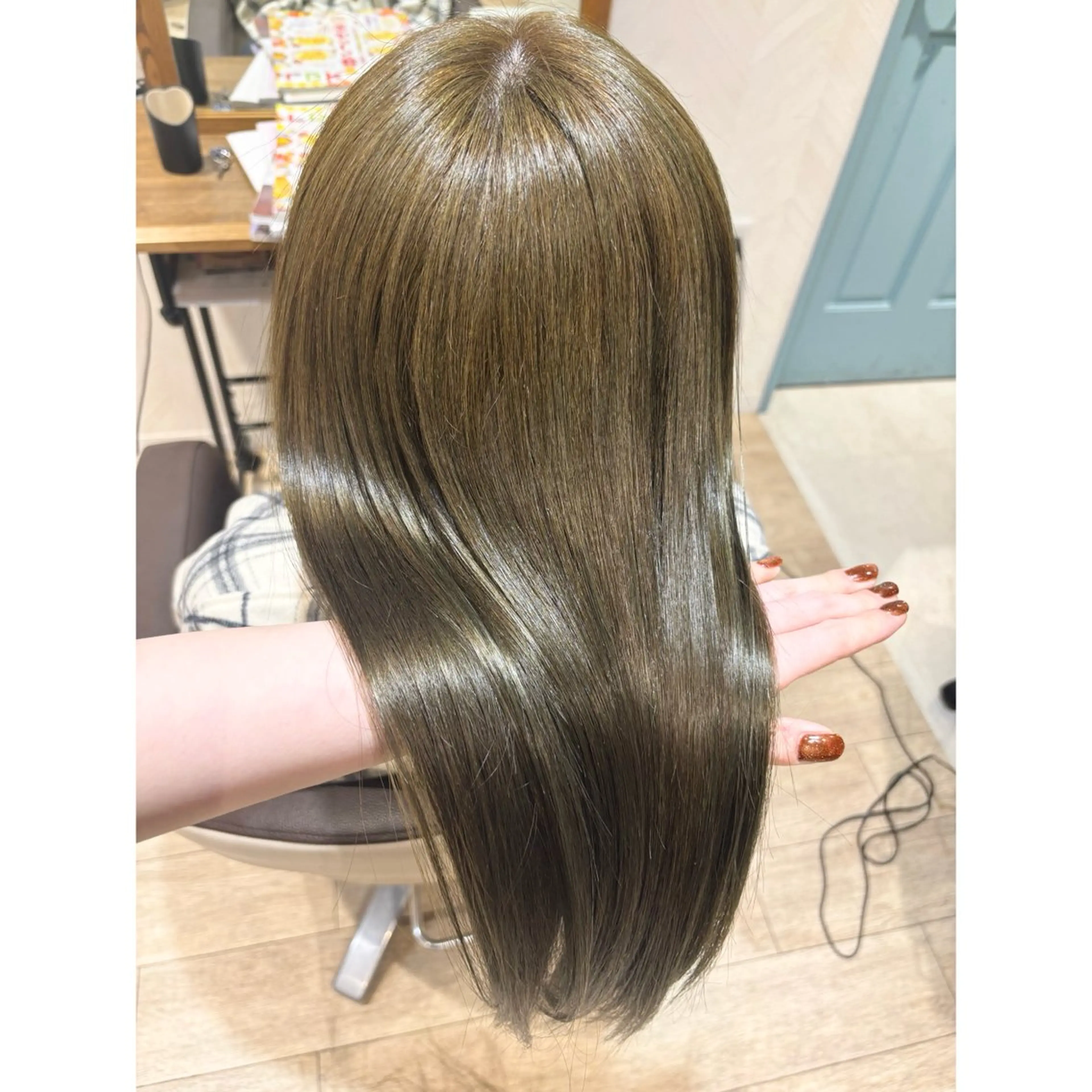 【透明感×深みカラー💫】1週間ケアTR付ライトニングダブルカラー（※ブリーチなし）の写真