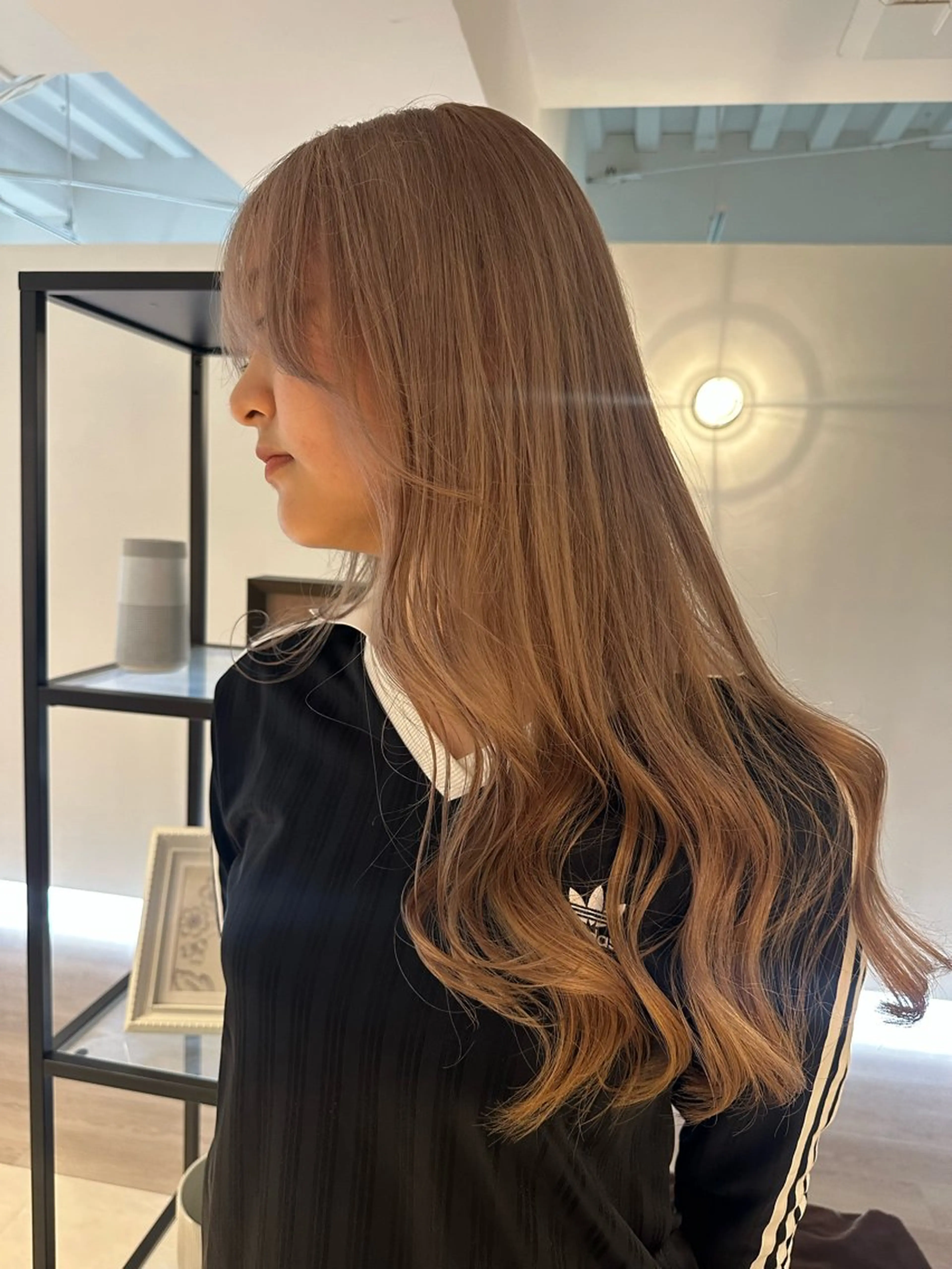 ロング カラー カット ヘアカラー トリートメント schon 仙台のヘアスタイル