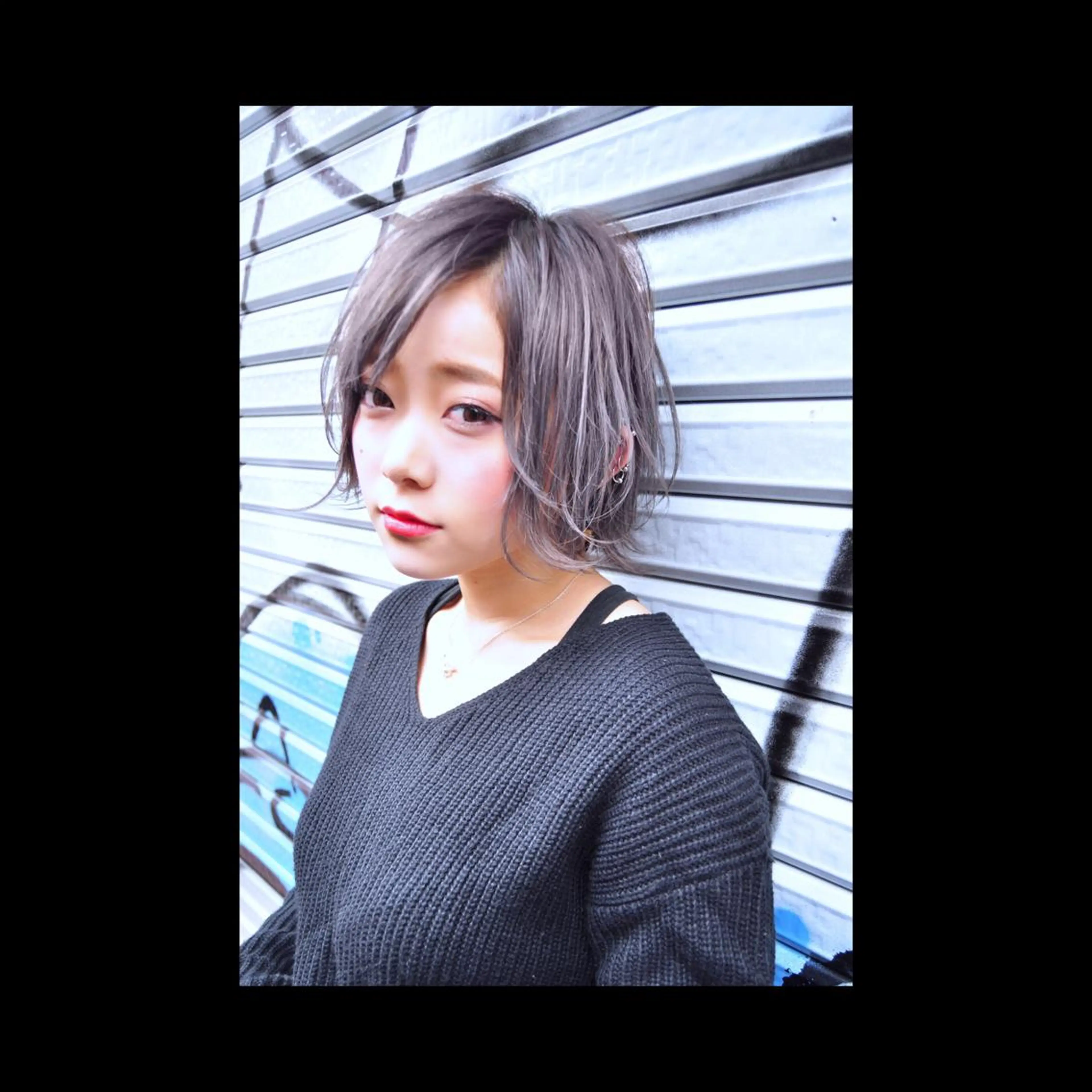 ショート カラー ヘアカラー 及川シゲル 髪質改善講師のヘアスタイル