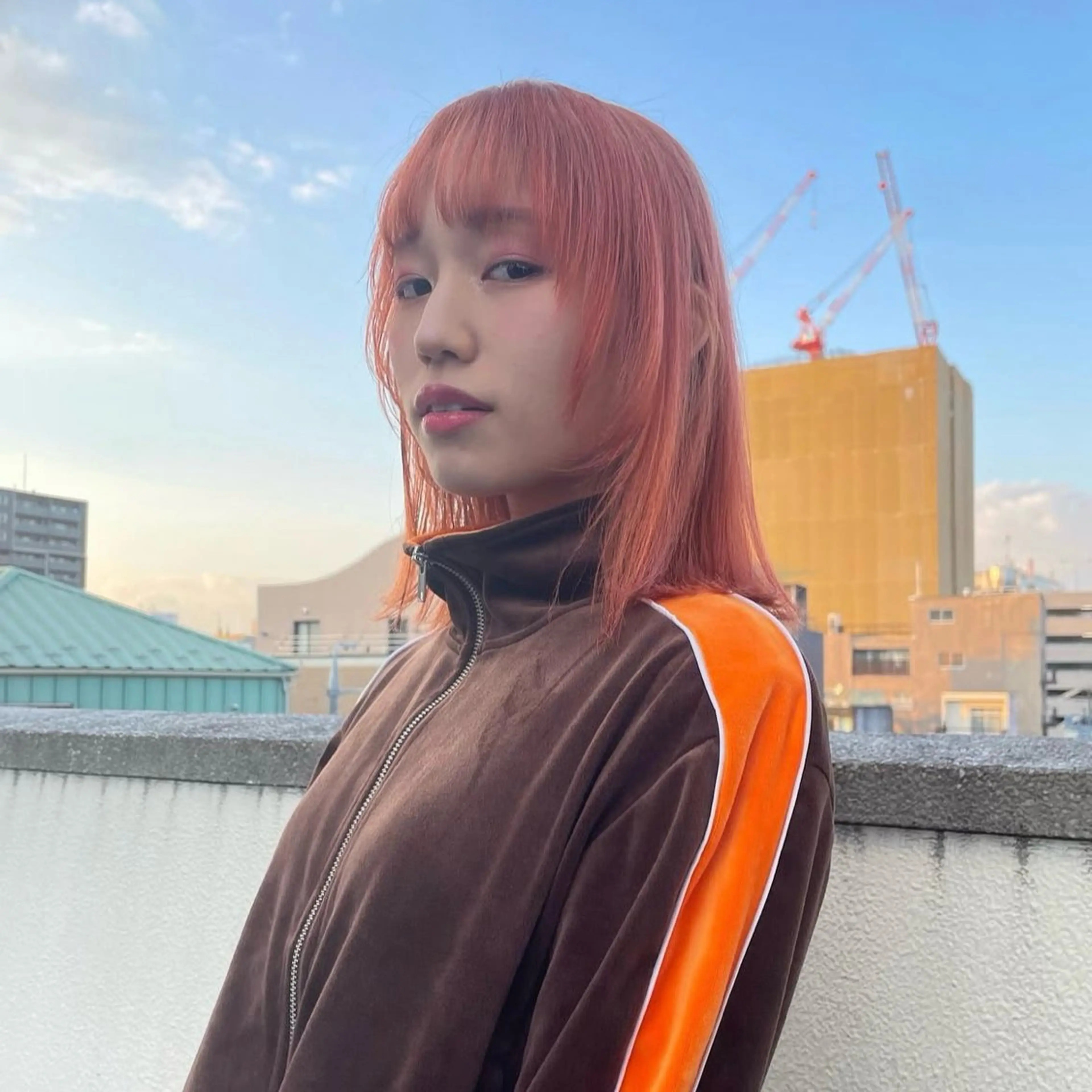 セミロング カラー カット／ブリーチ🐏 モデル募集中 ナナホのヘアスタイル