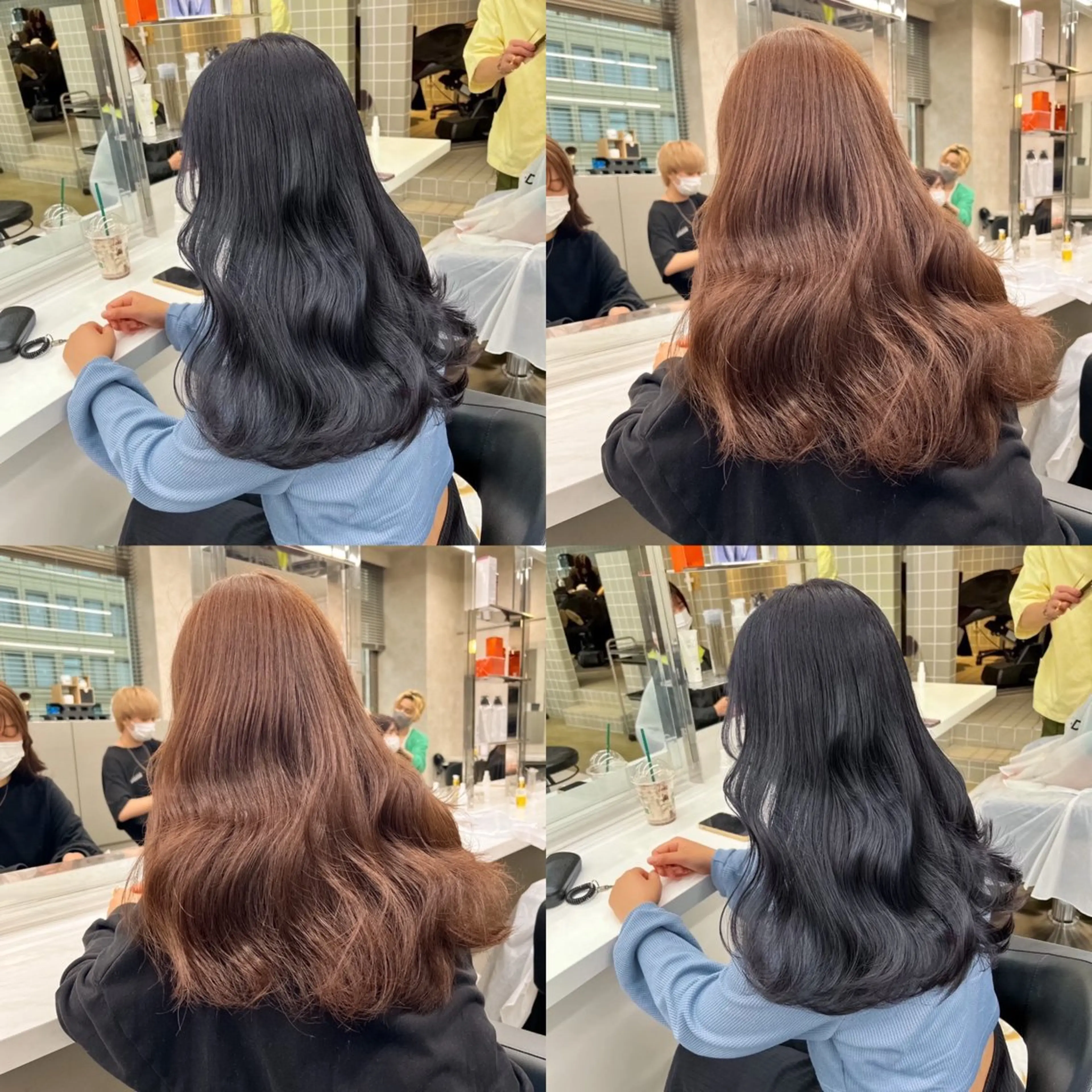 ロング まろっと艶感ブラウン ベージュ🤍まなかのヘアスタイル