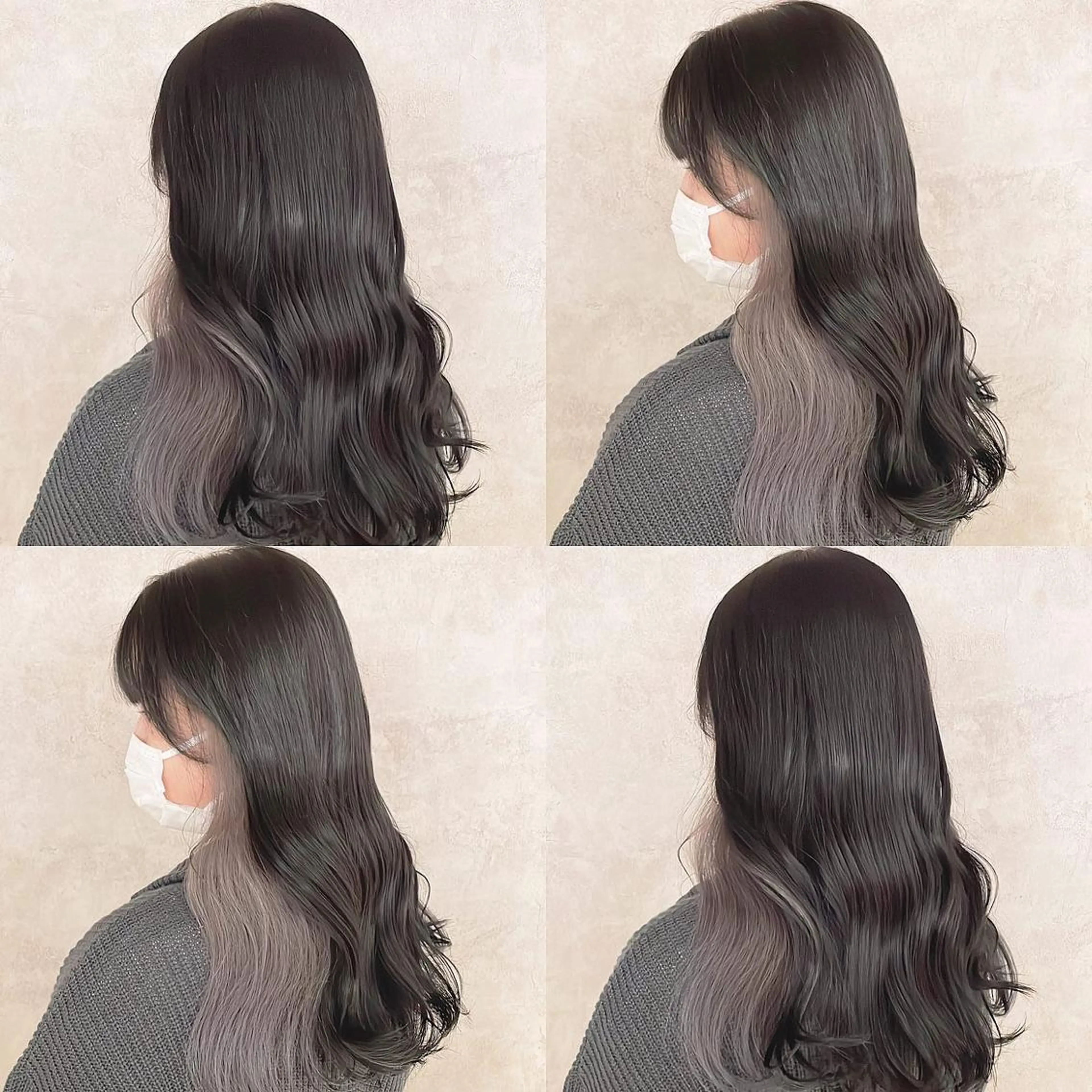 カラー ブリーチ インナーカラー ヘアカラー トリートメント 渋谷:インナーカラー ／🍒エリカ🍒のヘアスタイル