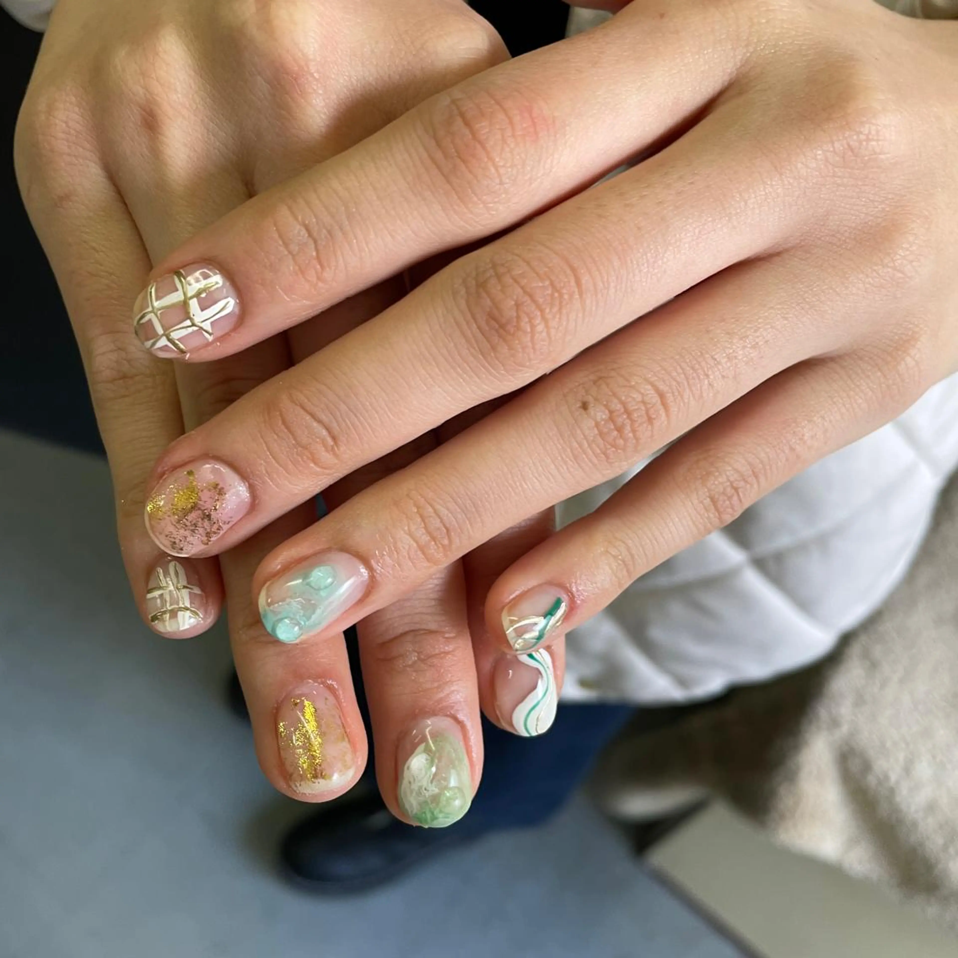 ネイル 栗田 ゆう子のネイルデザイン