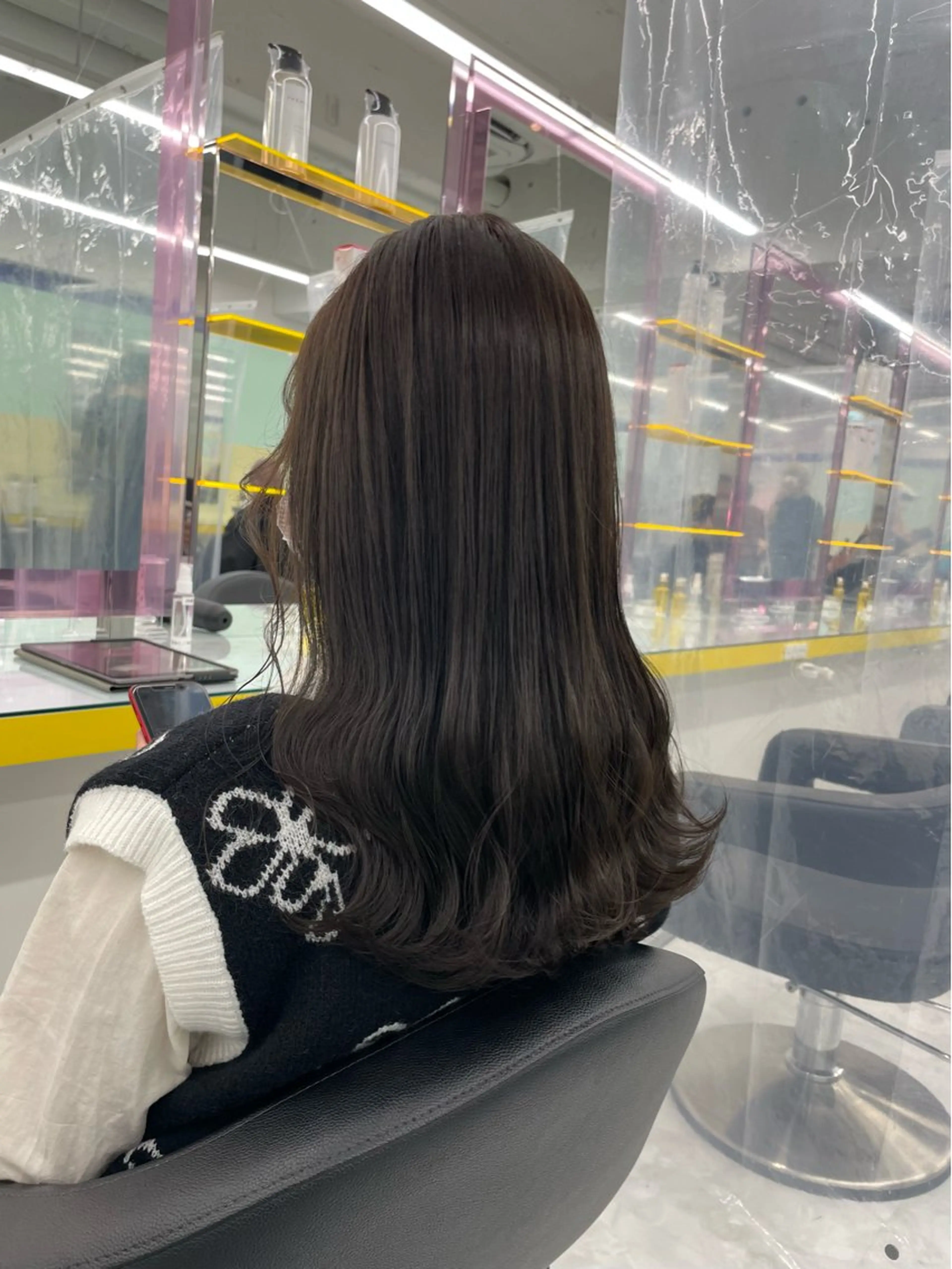 セミロング カラー ヘアアレンジ カット ヘアカラー トリートメント 【透明感×レイヤー】 🍃RIKU🍃のヘアスタイル