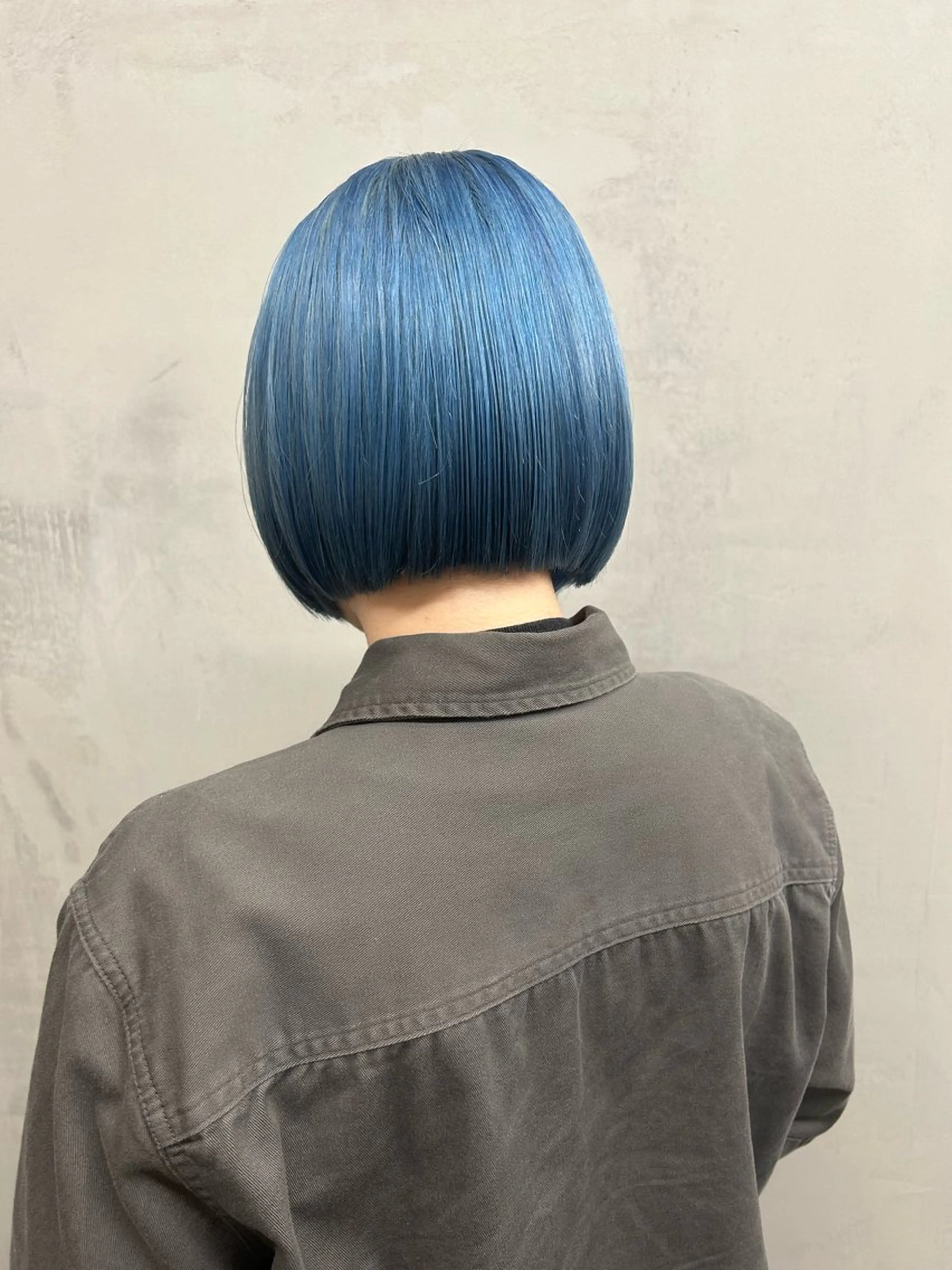 ショート カラー ブルーカラー カット ヘアカラー トリートメント Haru/THREE …by velvetのヘアスタイル