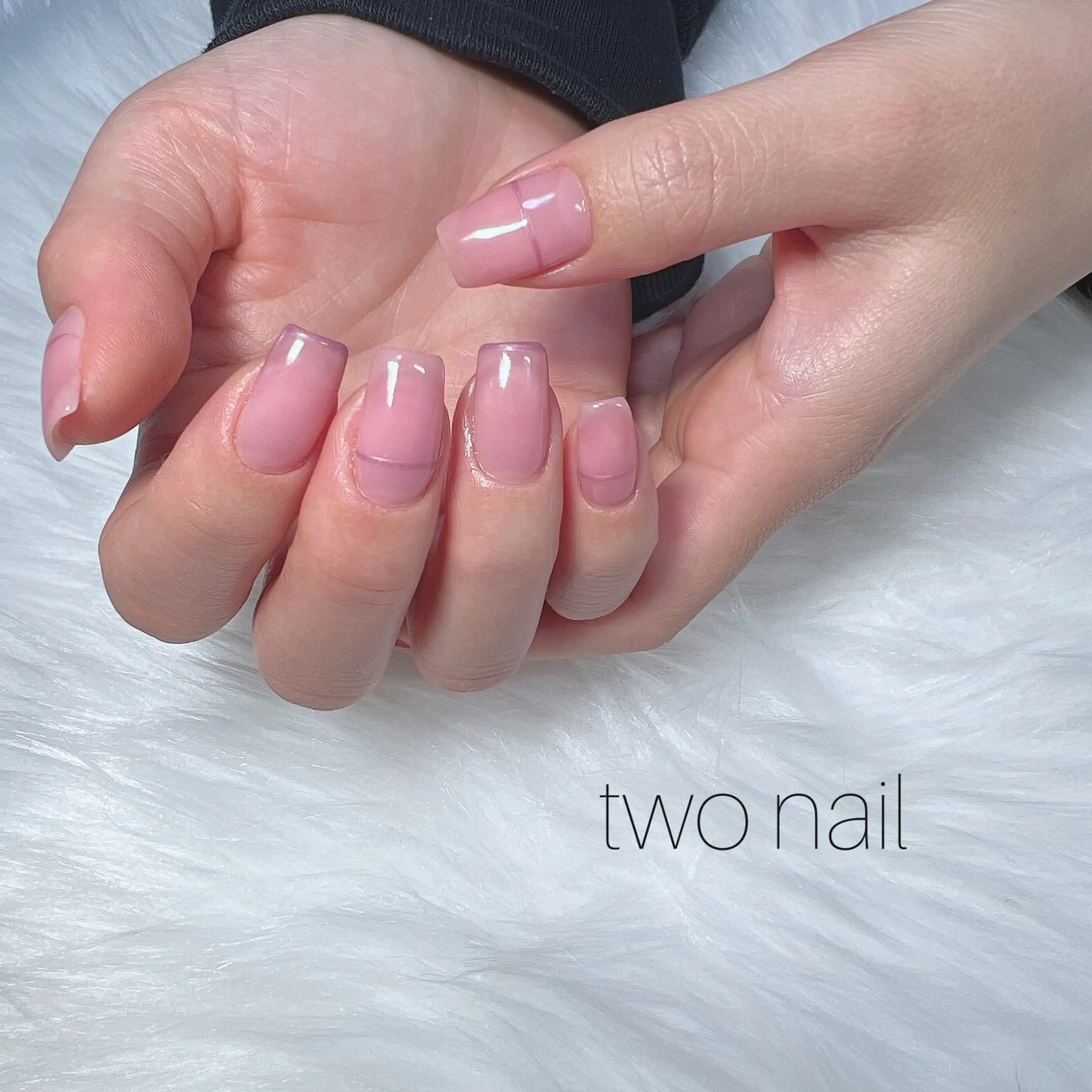 ネイル アートネイル ネイルチップ ホワイト ハンドネイル two nailのネイルデザイン