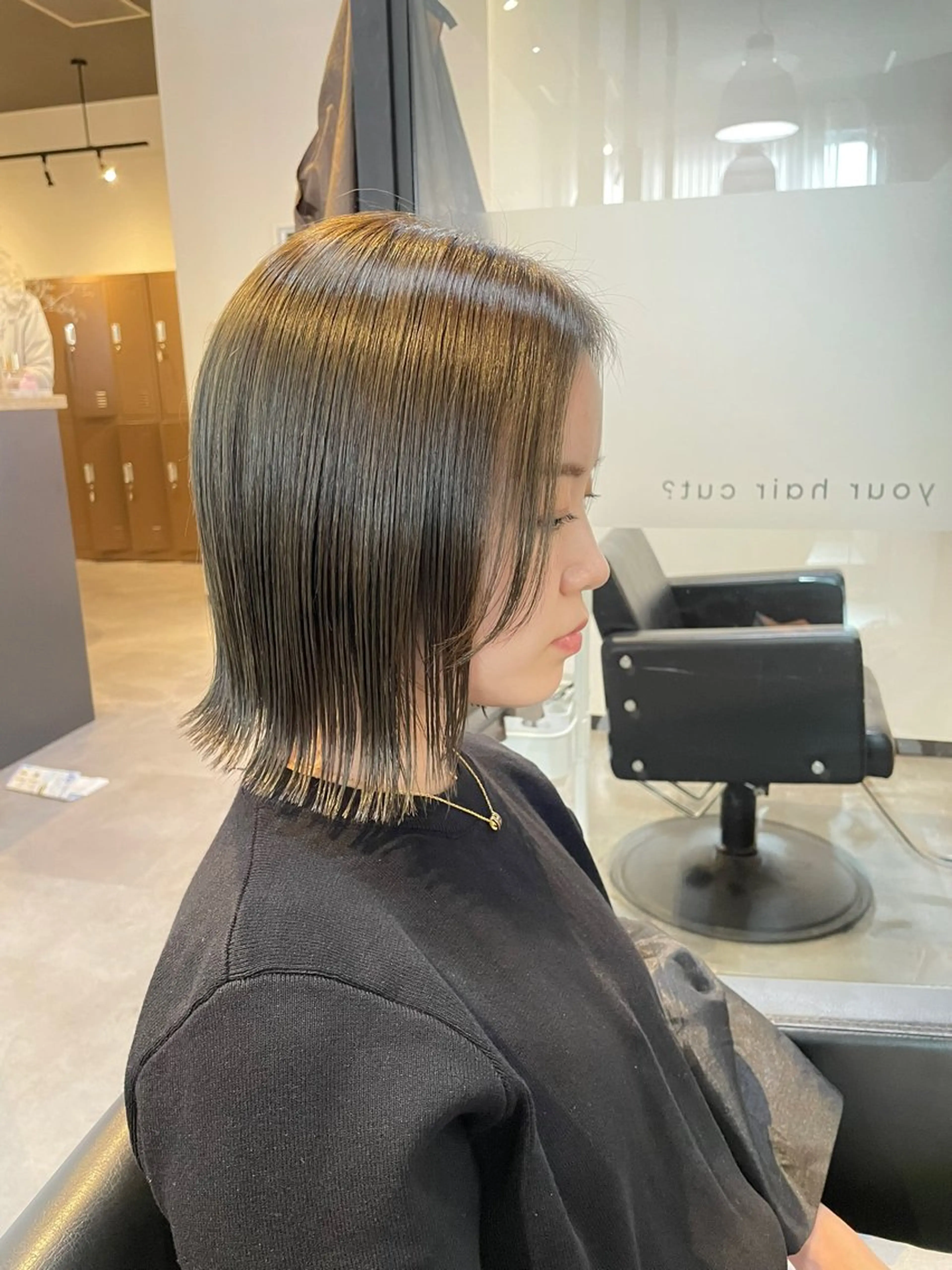 ショート カラー カット ヘアカラー トリートメント 👑髪質改善カラー 中垣斗希のヘアスタイル