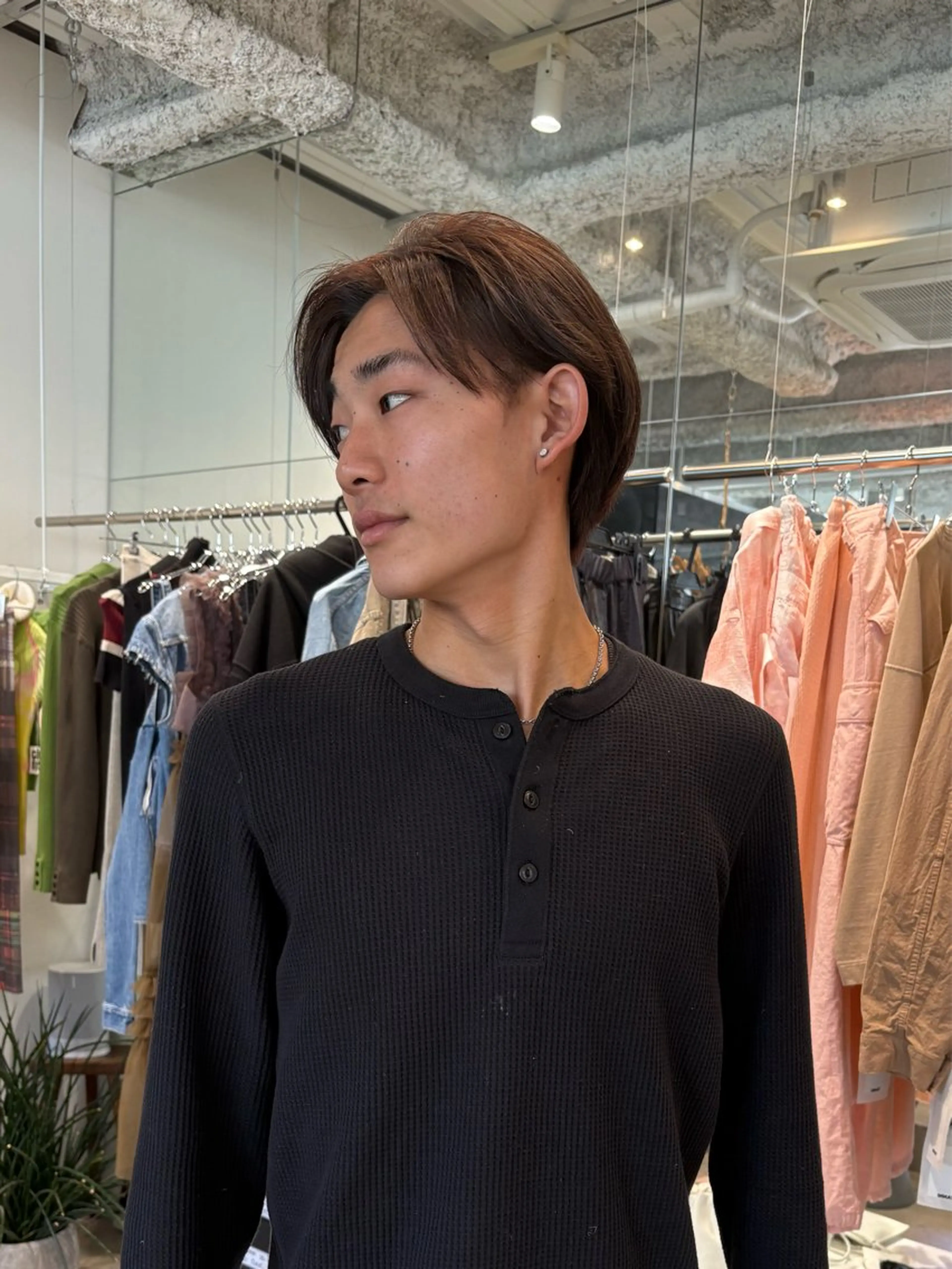 カラー メンズ ブラウンカラー カット ヘアカラー ANY/メンズ特化/ シバヤ　ユウキのヘアスタイル