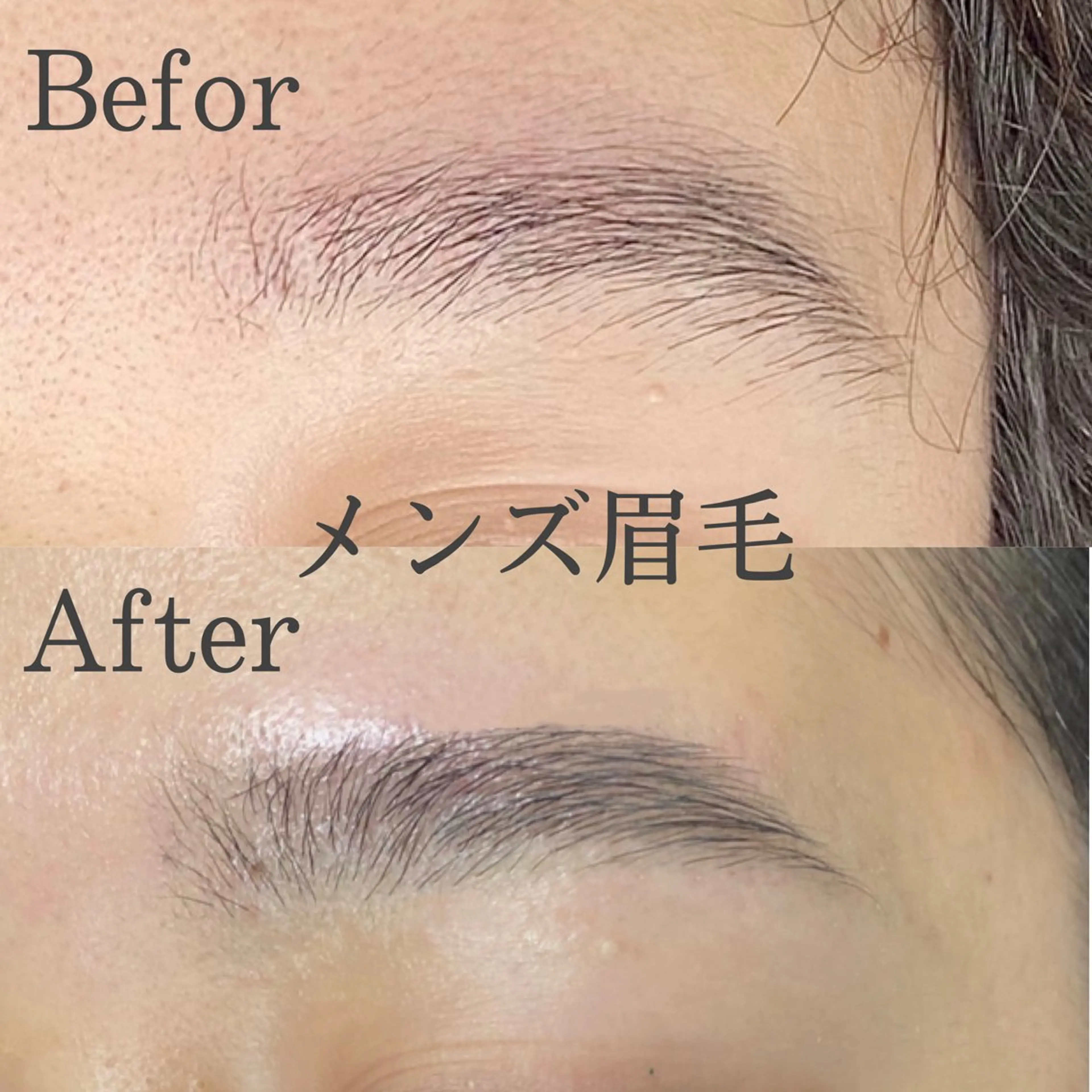 メンズ unefleur SARAの眉毛・アイブロウイメージ