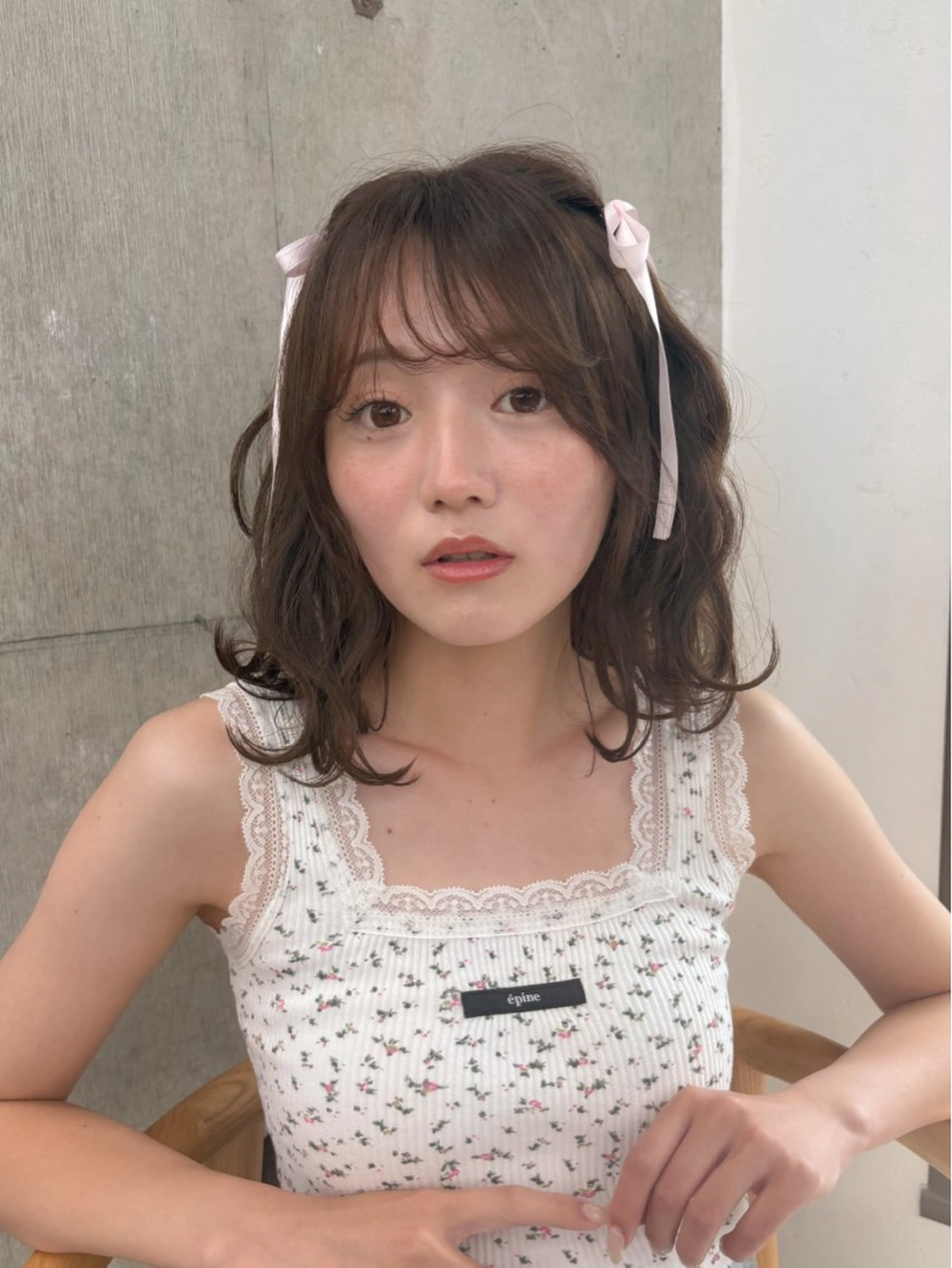 【ちゅるん暗髪🤎】可愛さ引き立つトーンダウン🐈‍⬛♡の写真