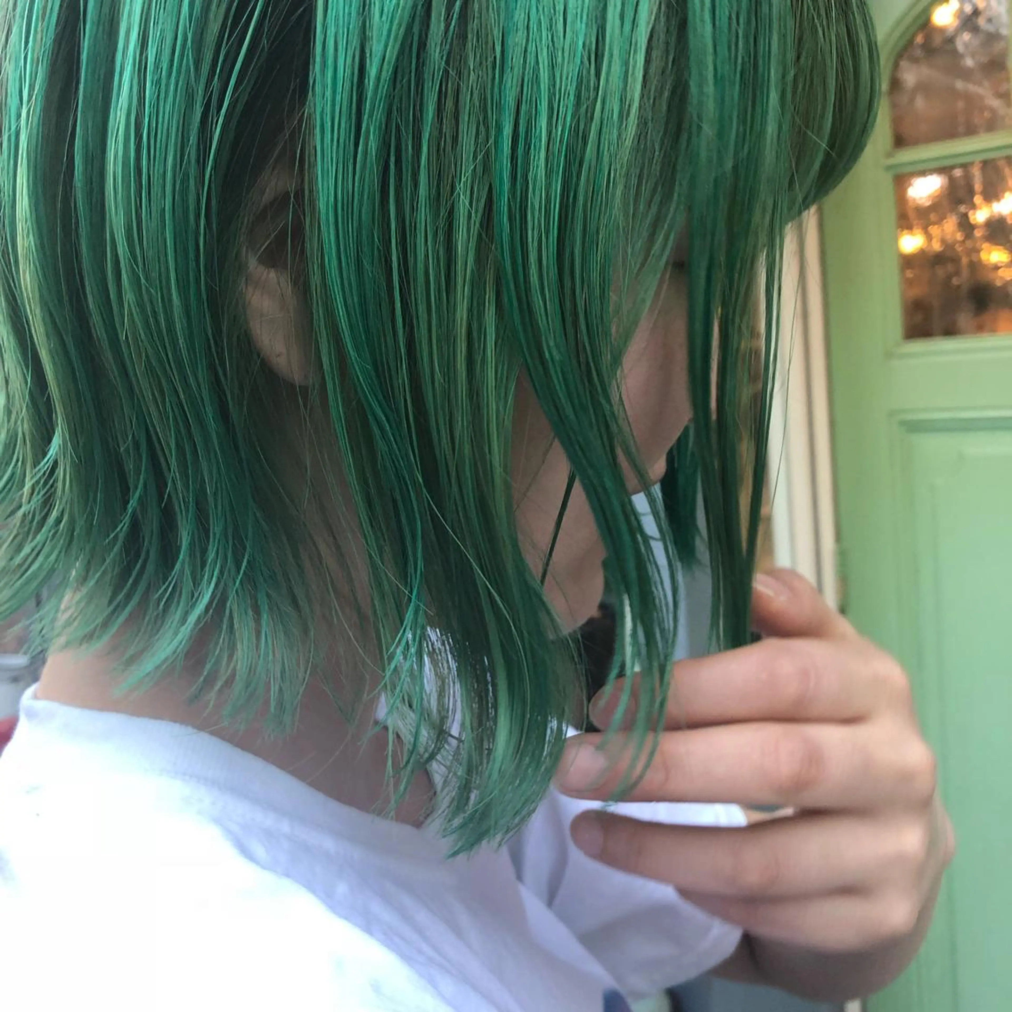 ショート カラー ブリーチ トリートメント カット ヘアカラー トリートメント ヘッドスパ BRITS 渡辺 菜々子のヘアスタイル