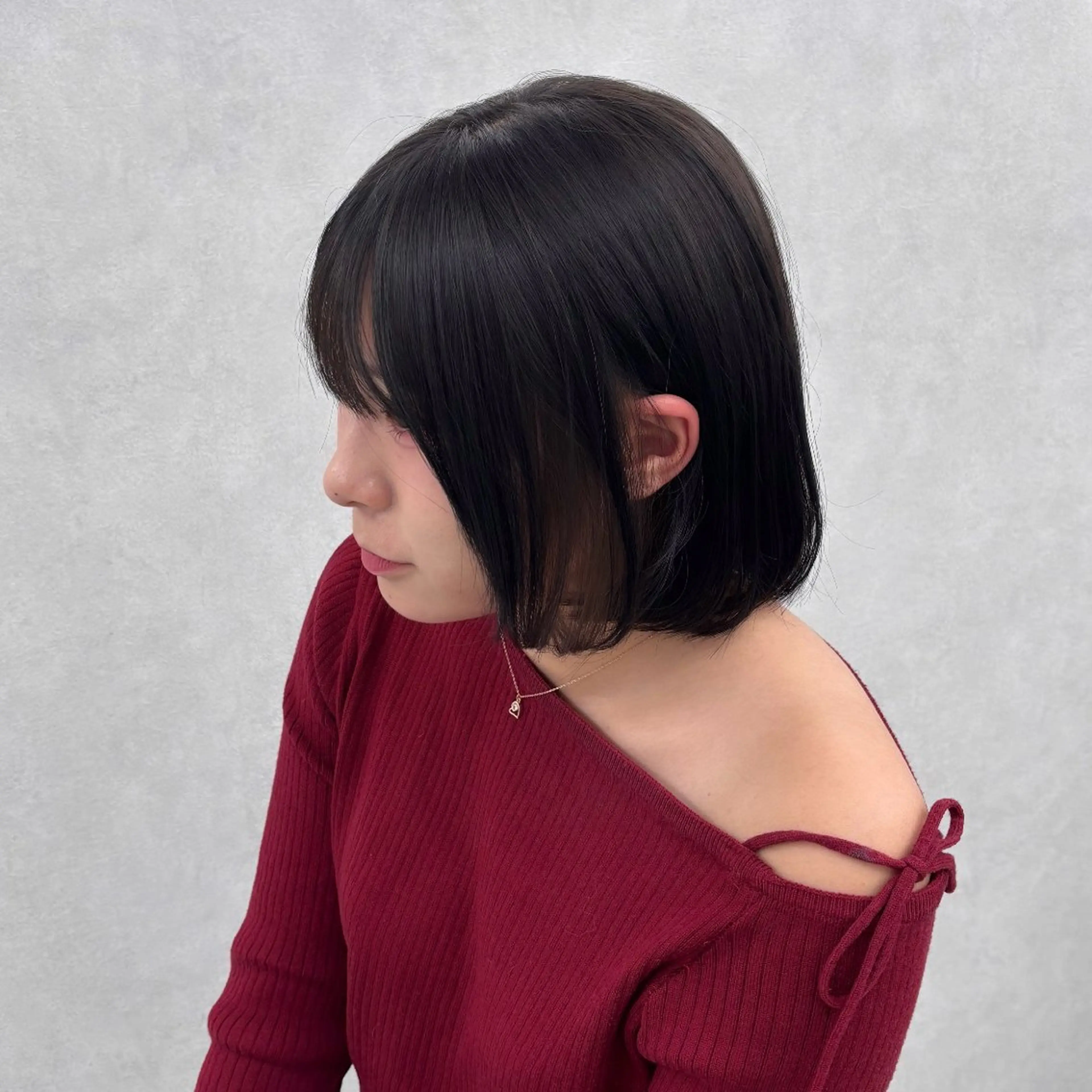 カラー 黒髪 ブルーカラー ブルーグレー ブルーグレージュ 透明感カラー ヘアカラー 北千住/ハイトーン /𝐑𝐢𝐤𝐮のヘアスタイル