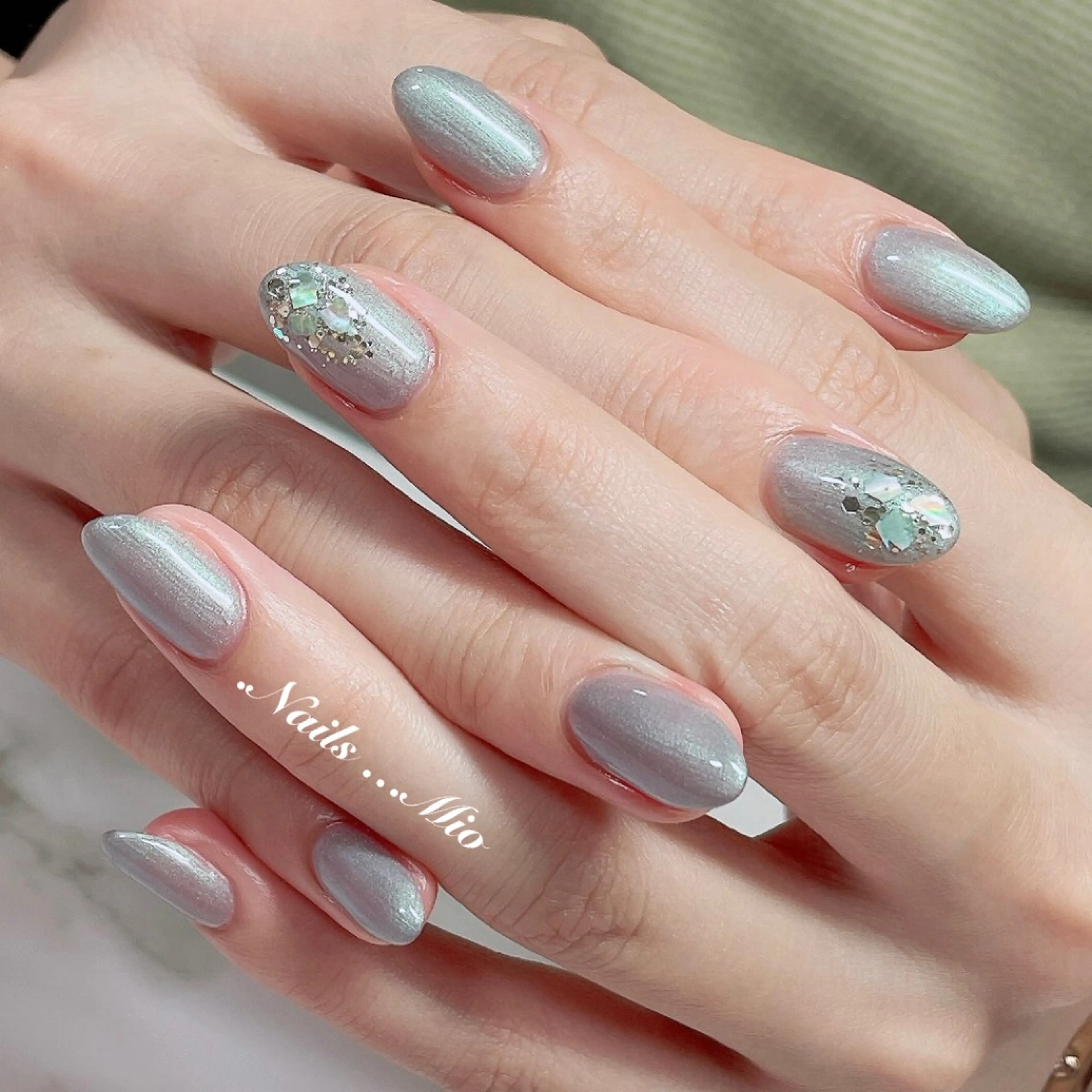ネイル ジェルネイル ワンカラーネイル .Nails Mio 赤羽西ネイルサロンのネイルデザイン