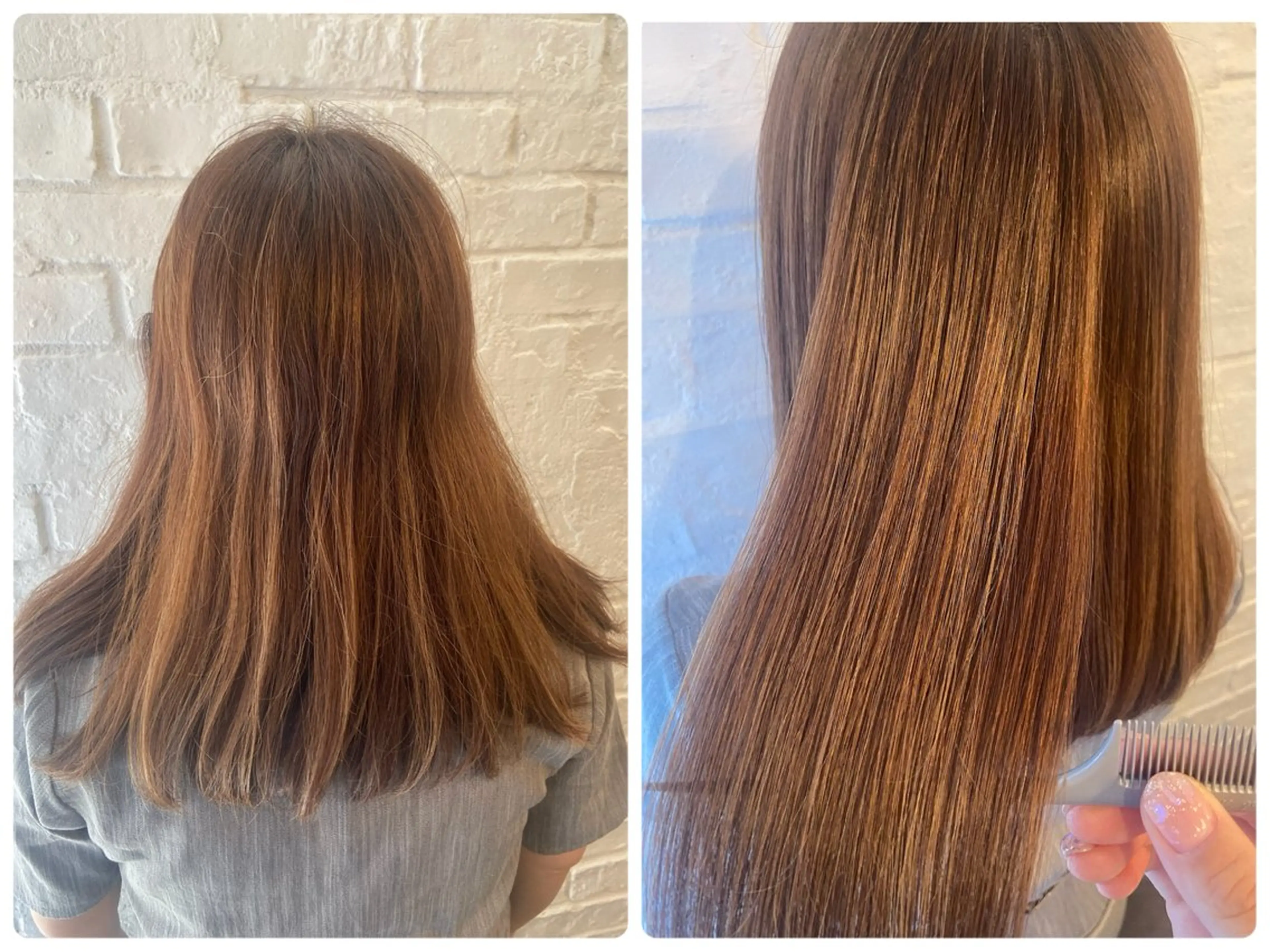 ミディアム カット トリートメント 艶髪矯正|ダイオウ シュナのヘアスタイル