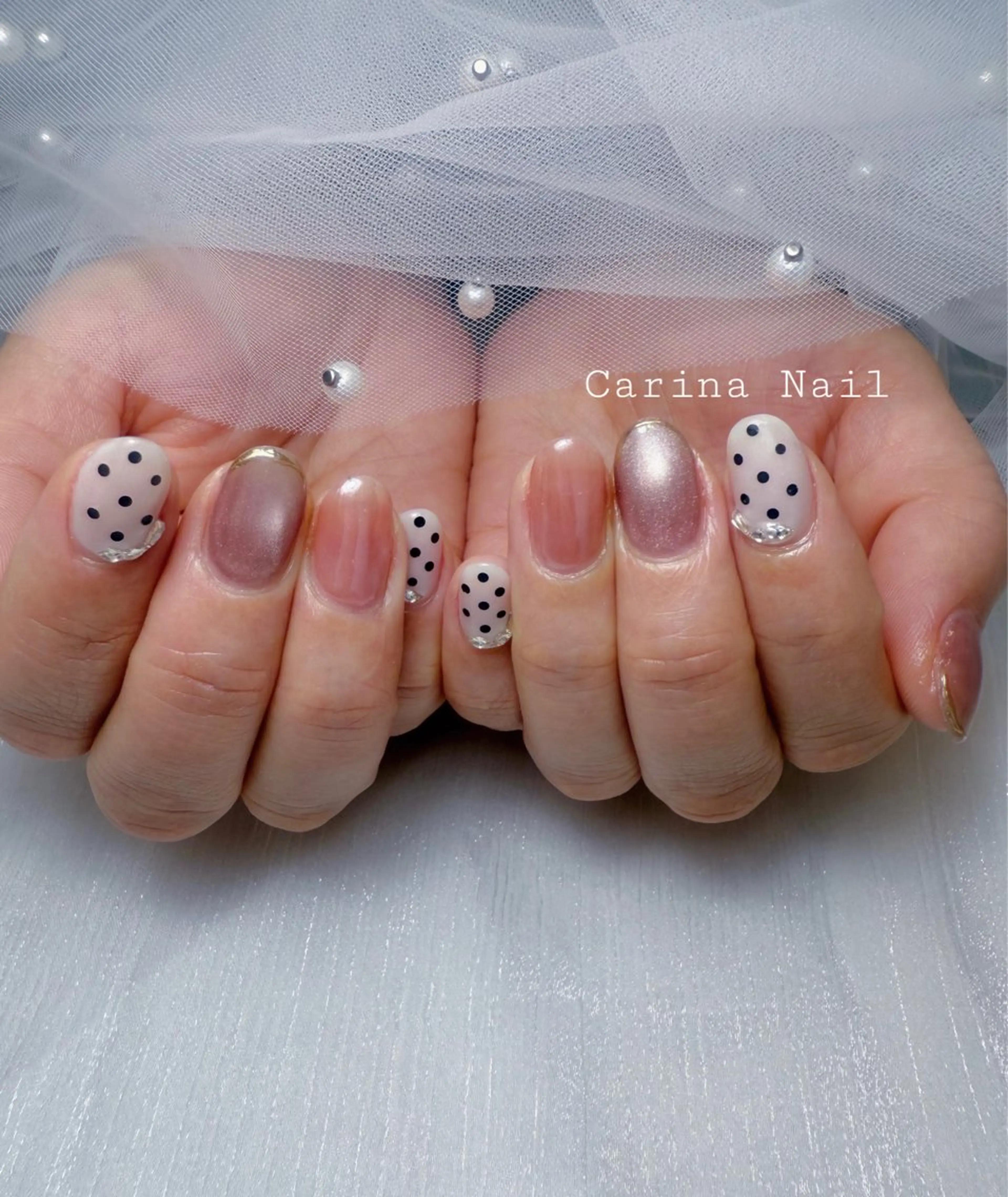 ネイル ドット マグネットネイル Carina Nail所属・Carina Nailのネイルデザイン