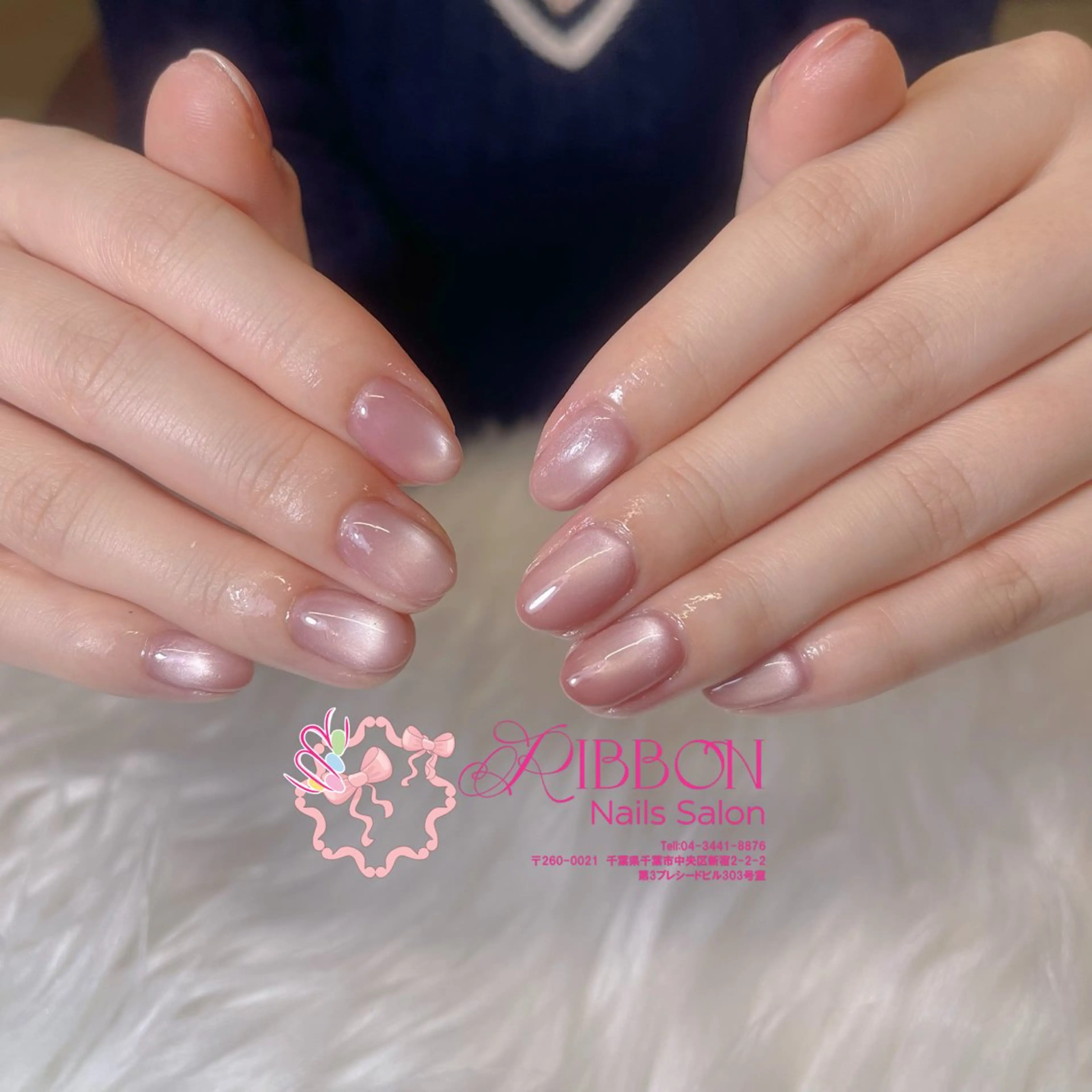 ネイル チークネイル フットネイル フレンチネイル グラデーション 韓国ネイル ハンドネイル Ribbonnail salonのネイルデザイン