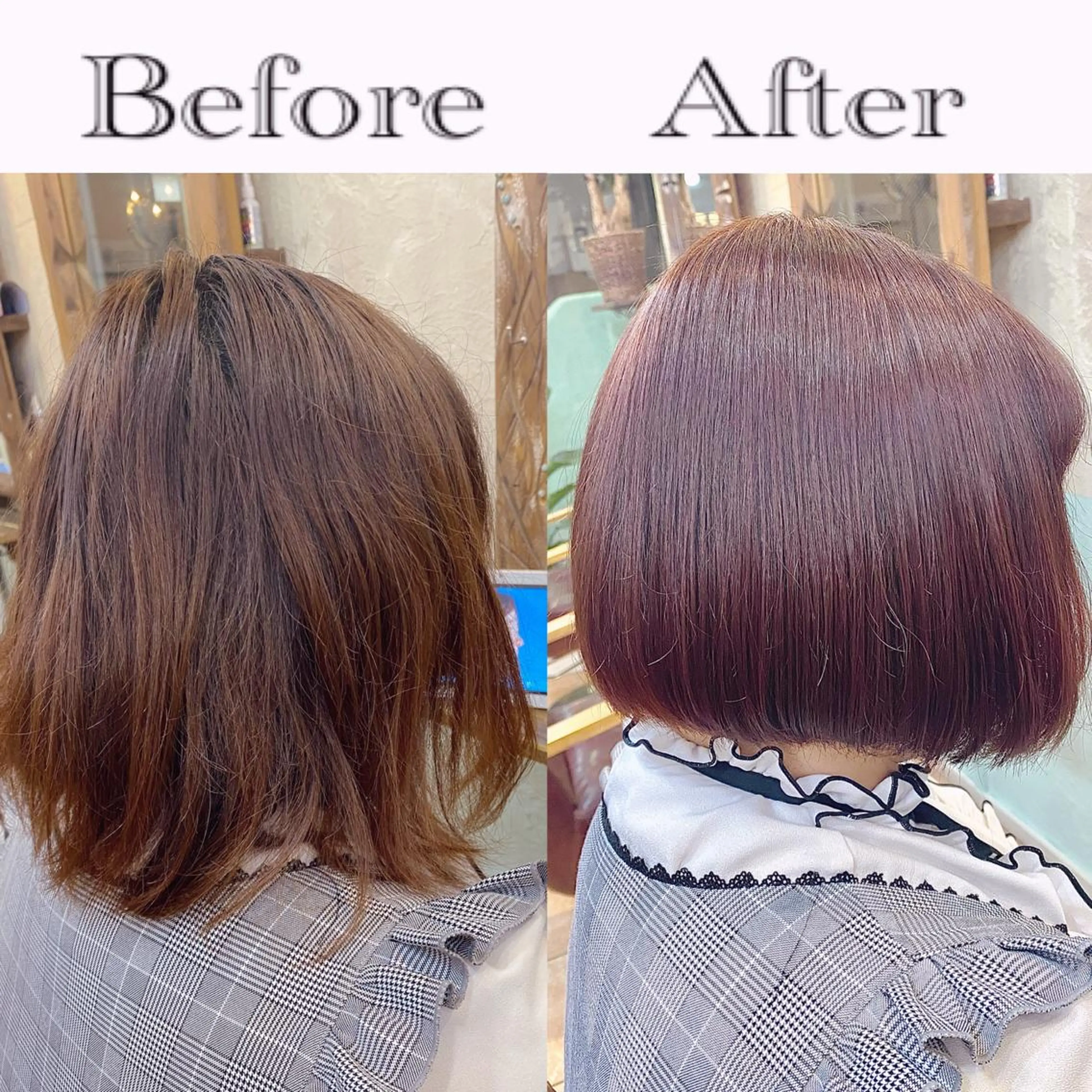 ショート ピンクラベンダー ボブ 🎀透明感ナチュラル ガーリー🎀yuhiのヘアスタイル