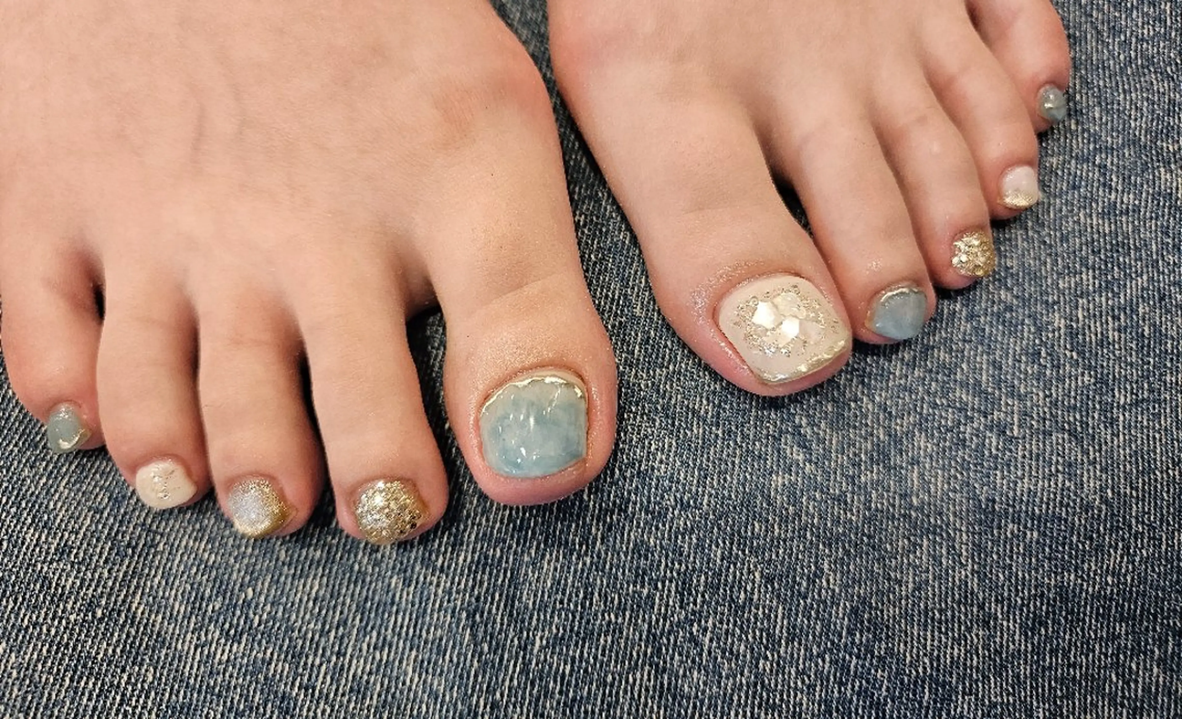 ネイル フットネイル 関口 友菜のヘアスタイル