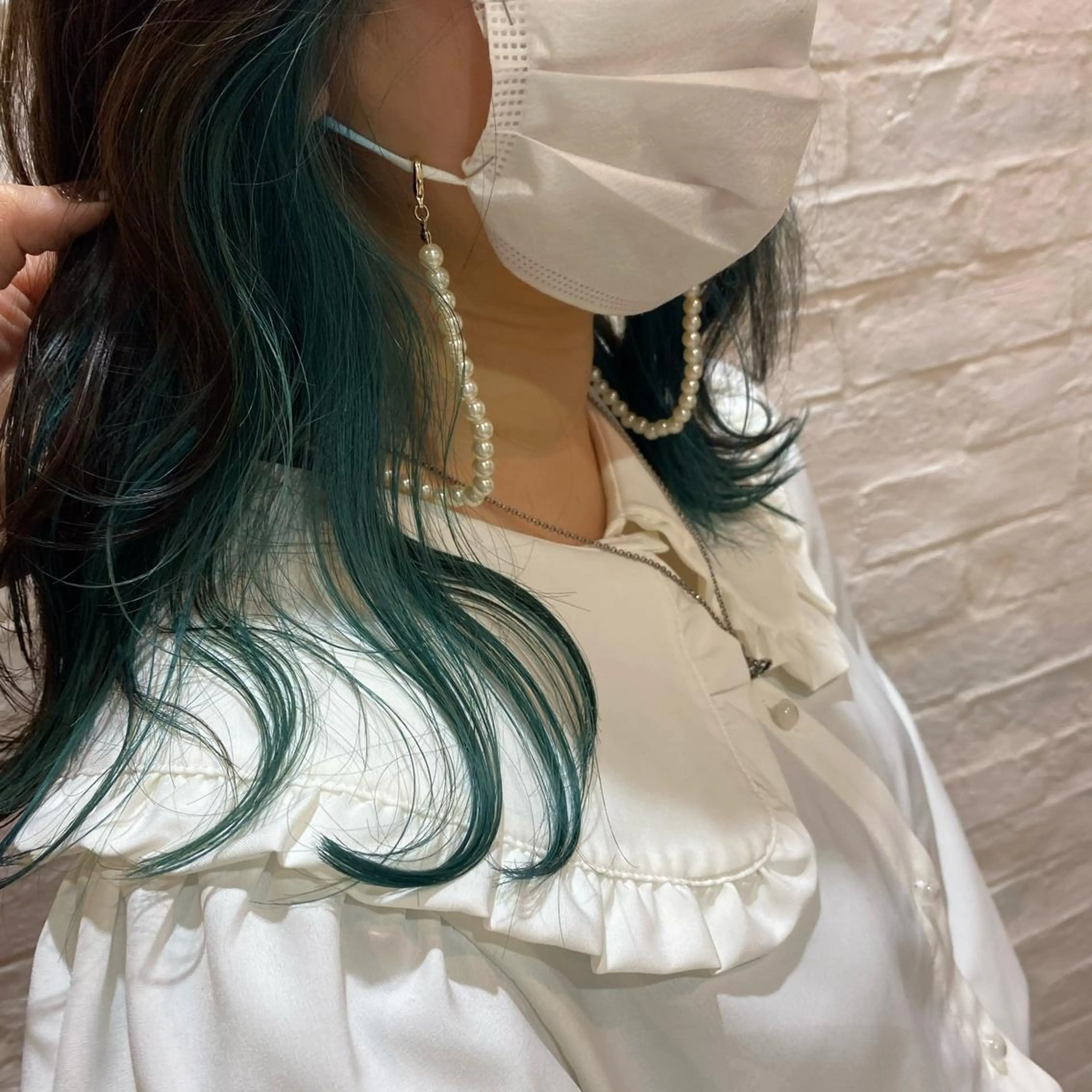 ロング カラー 中村 友香のヘアスタイル