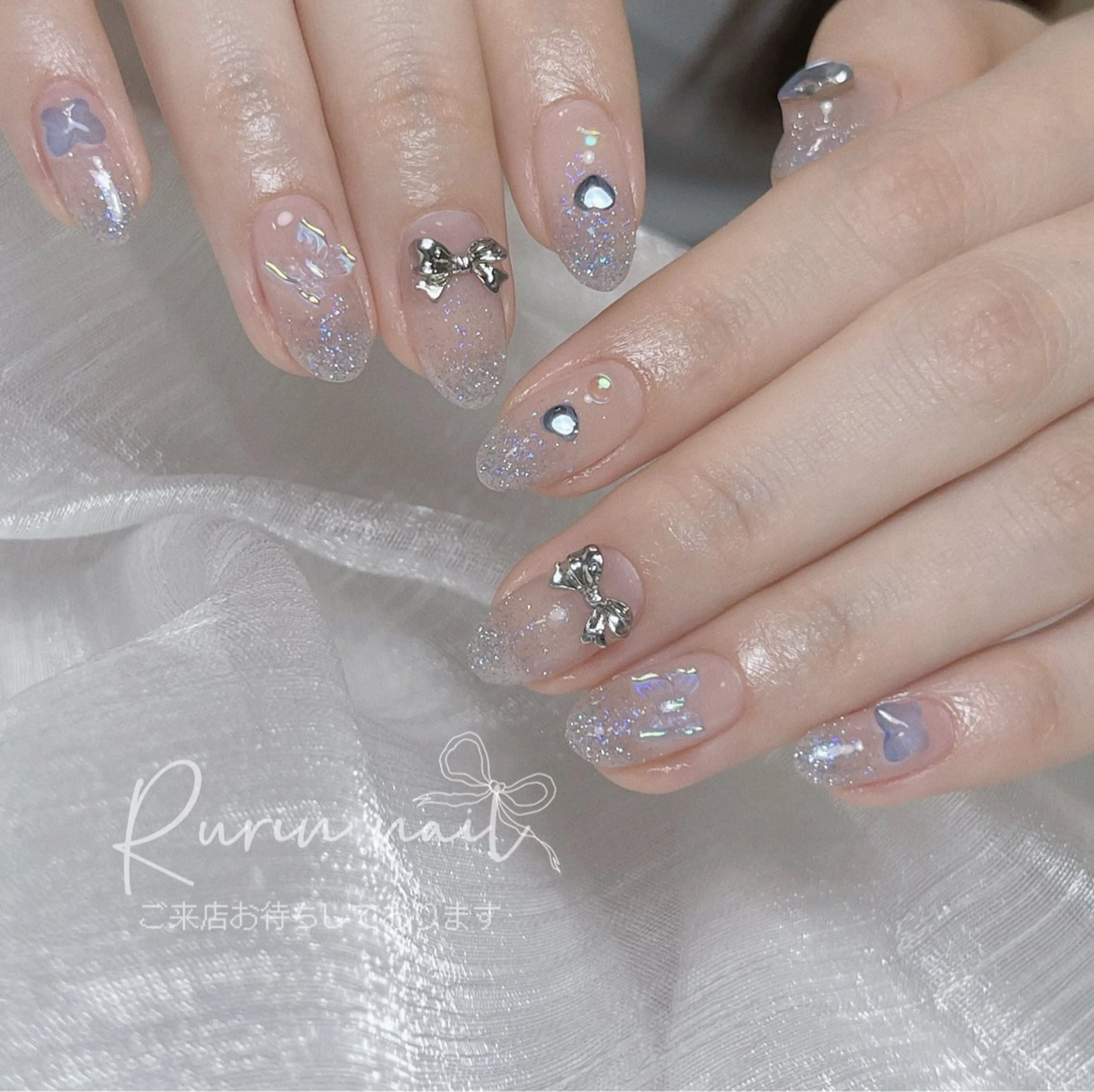 ネイル ジェルネイル グラデーション ハンドネイル ルリン サロン💅のネイルデザイン