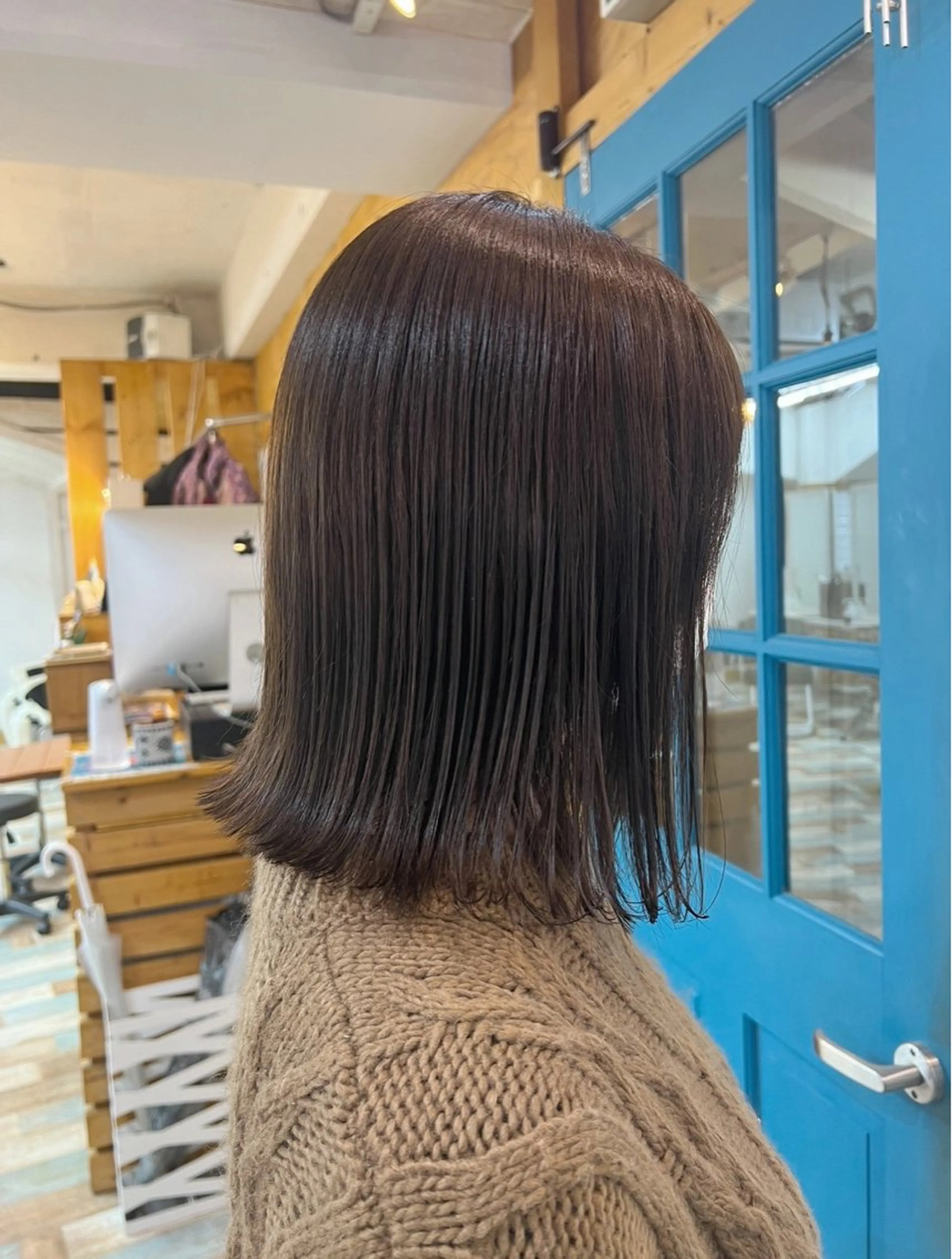 🫧カット＋カラー＋【チューニング(ボリュームダウン】パーマ＋【TOKIO】トリートメントの写真