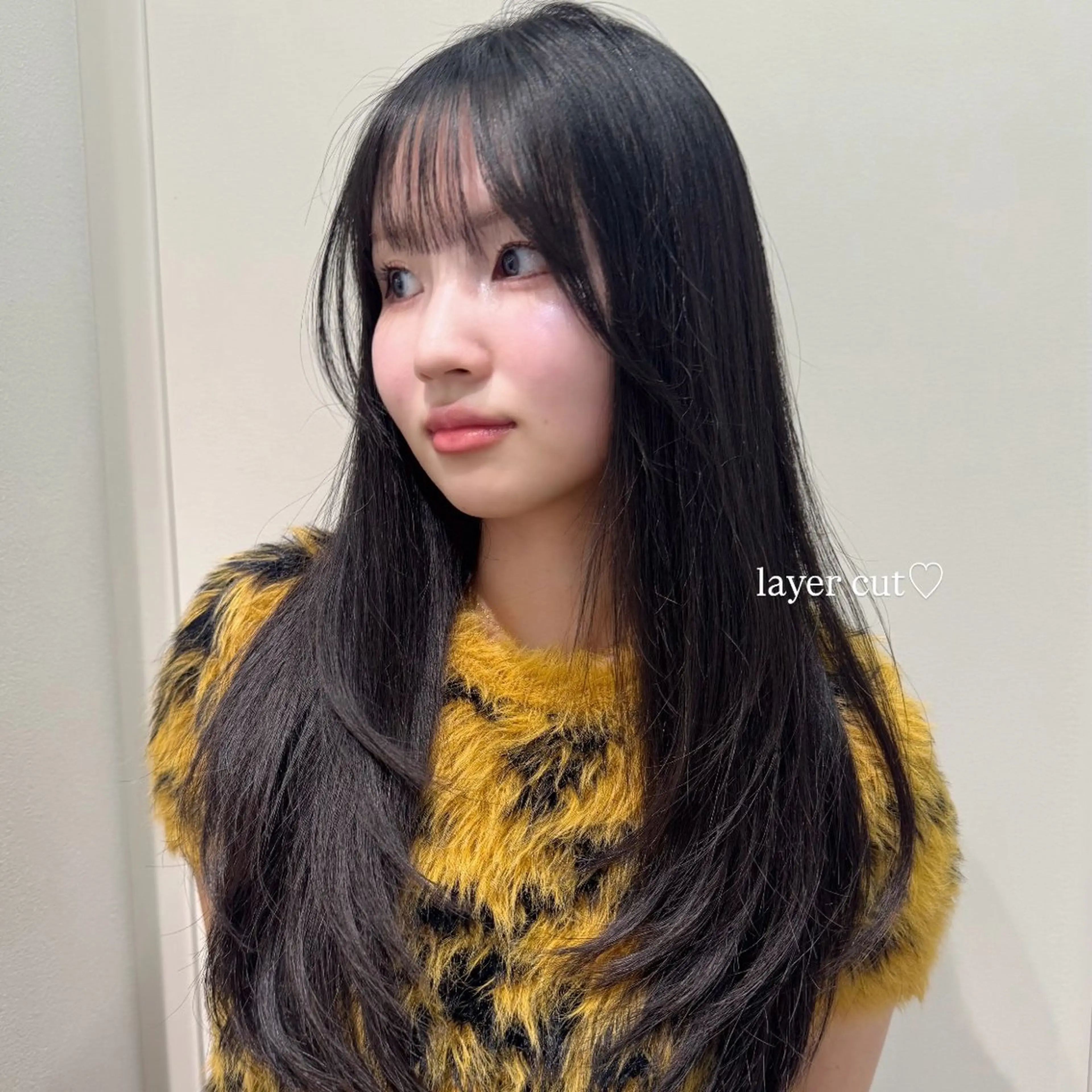 ロング レイヤーカット カット nonel.所属・透明感🍨レイヤー ヘアセット/miyuのヘアスタイル