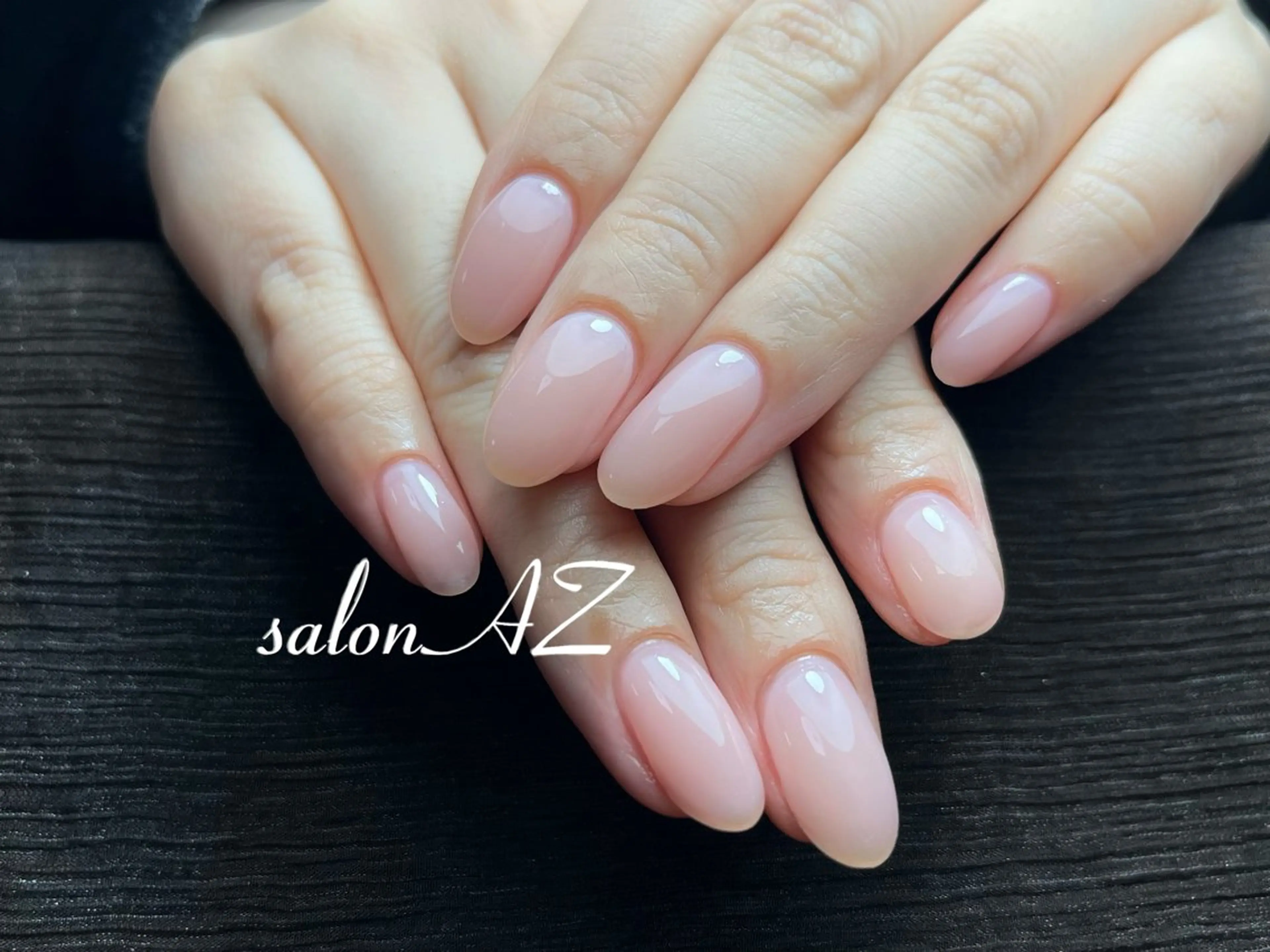 ネイル 長さ出し フットネイル フレンチネイル ジェルネイル マグネットネイル salon AZのネイルデザイン