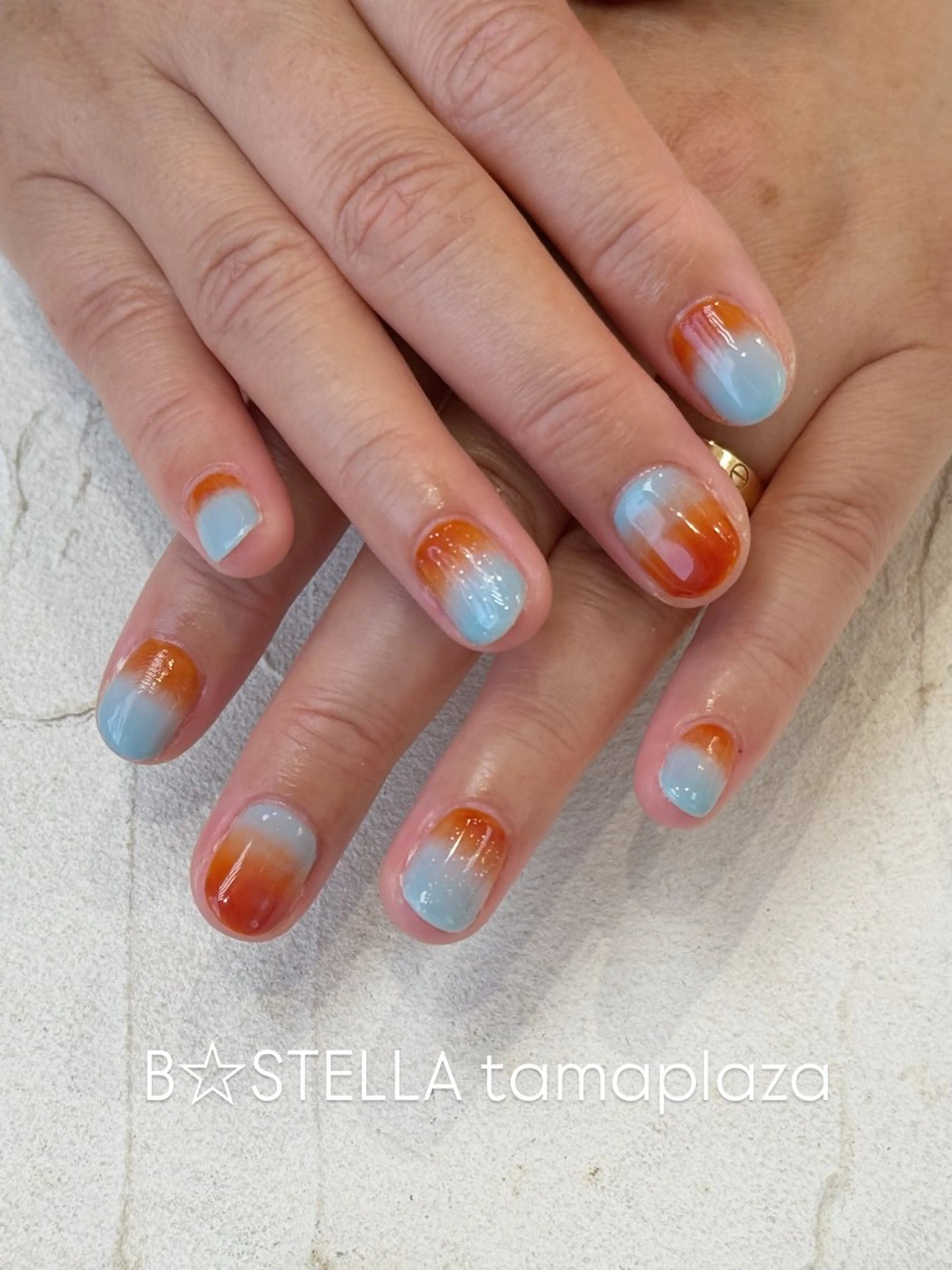 ネイル グラデーション B☆STELLA たまプラーザ  高橋のネイルデザイン