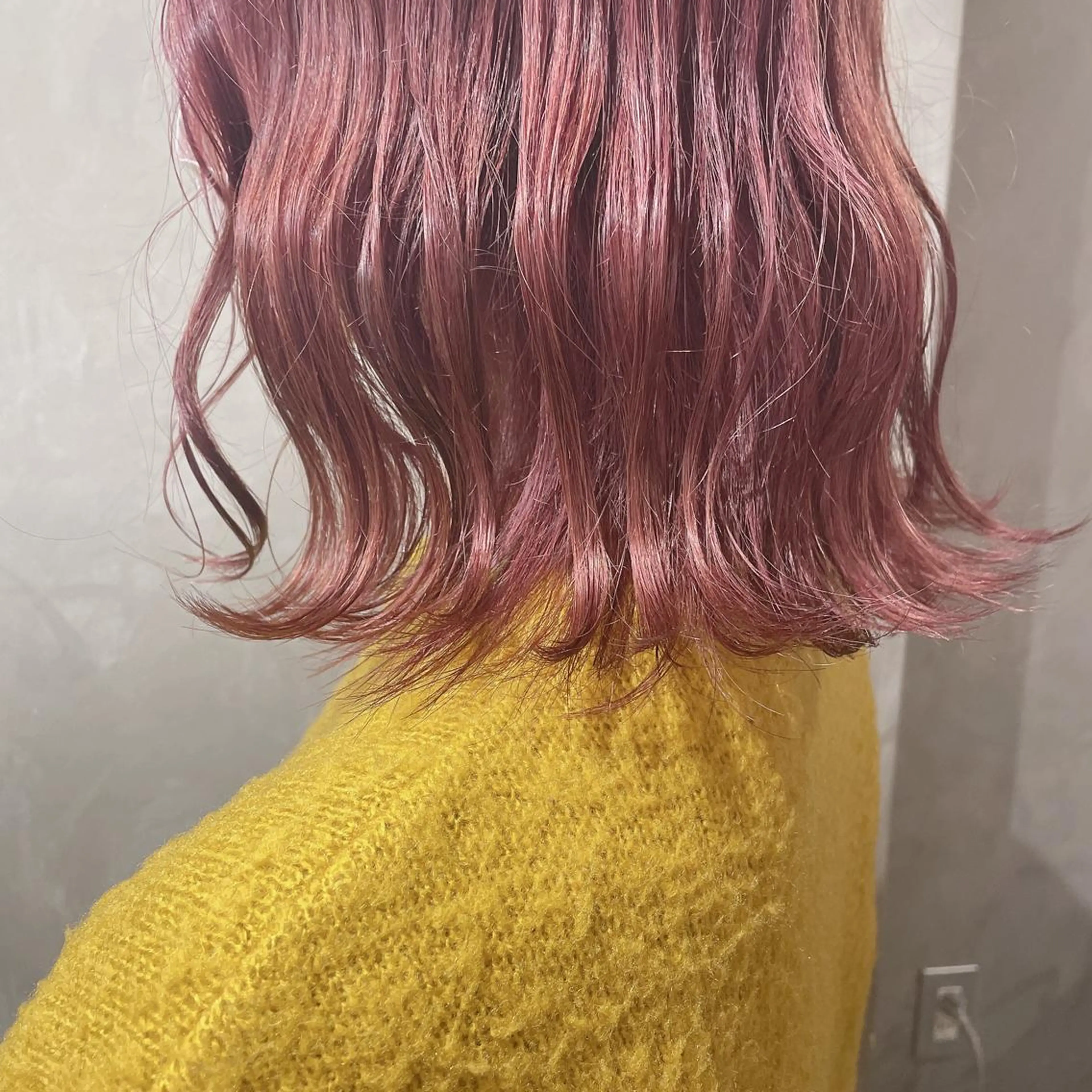 ミディアム カラー カット ヘアカラー 梅田美容室 山崎海波のヘアスタイル