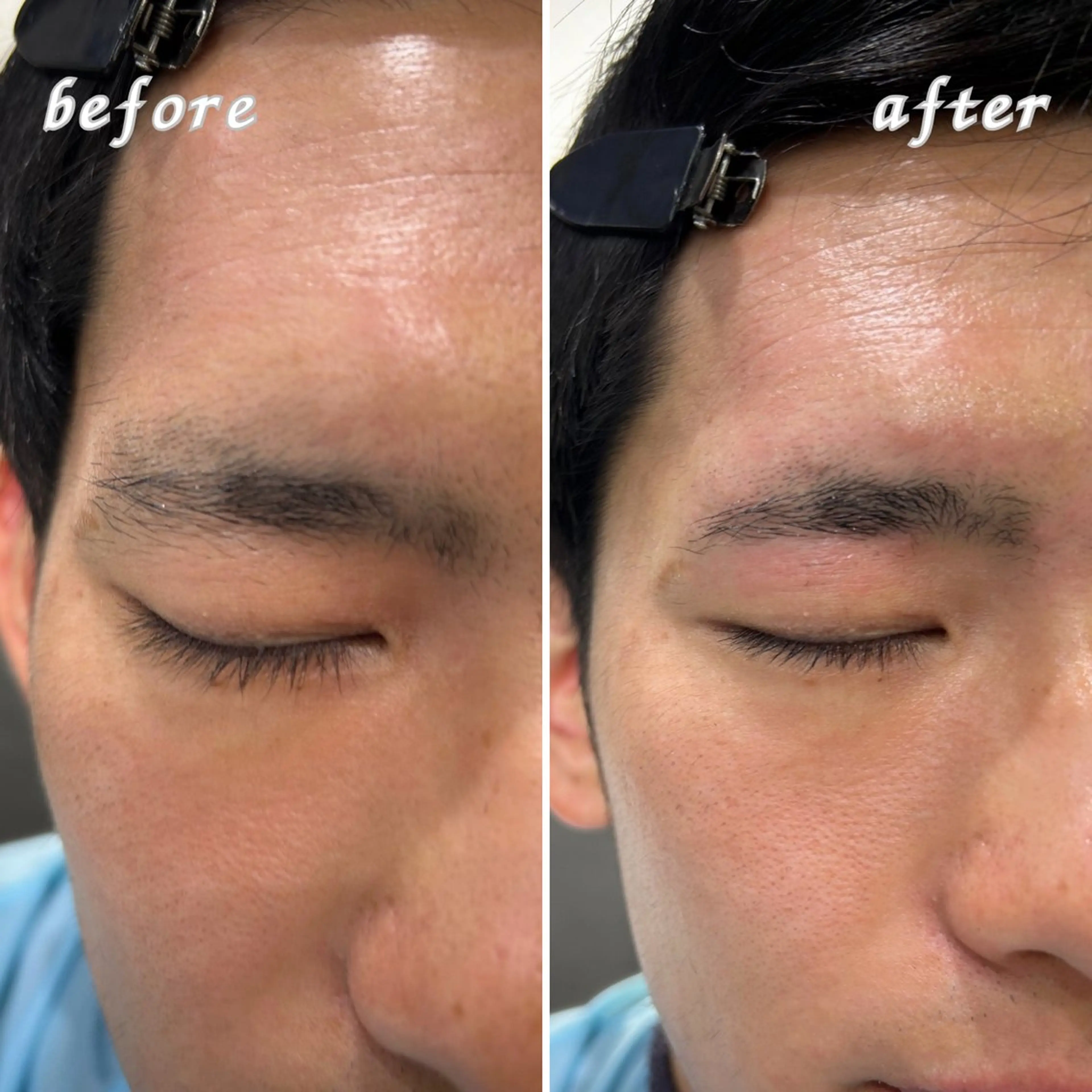 アイブロウ メンズアイブロウ 眉毛ワックス脱毛 カット アイブロウWAX /似合わせ眉特化のヘアスタイル